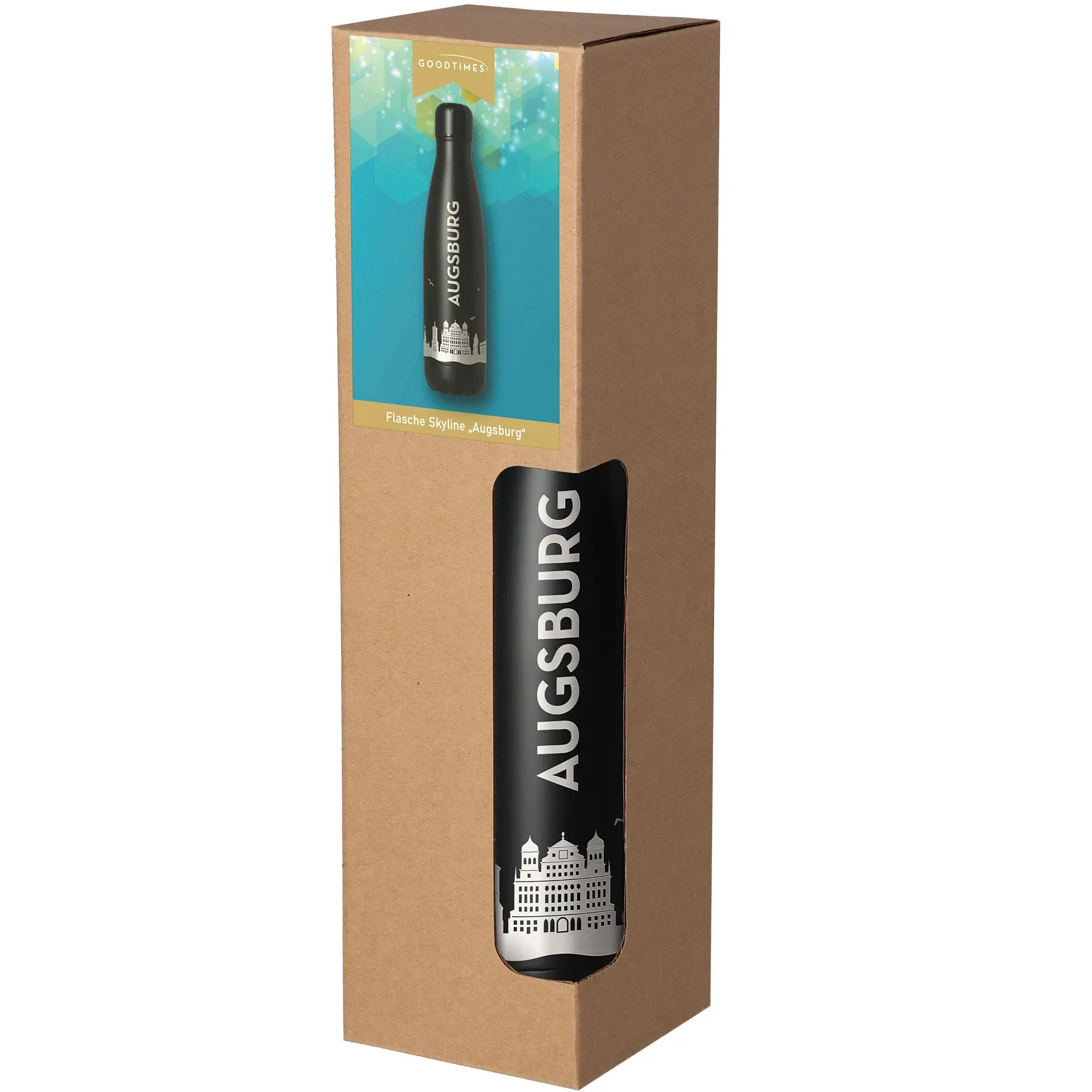 Trinkflasche Skyline Augsburg