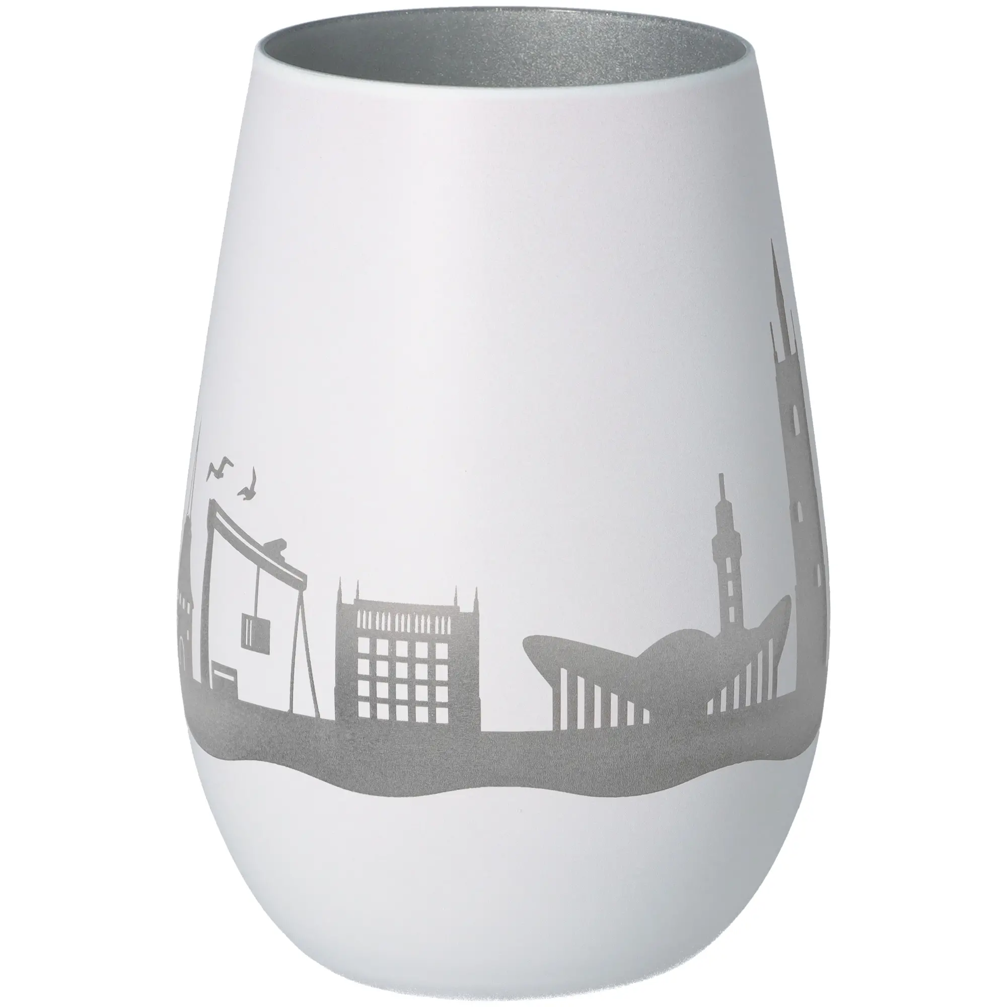 Windlicht Skyline Rostock