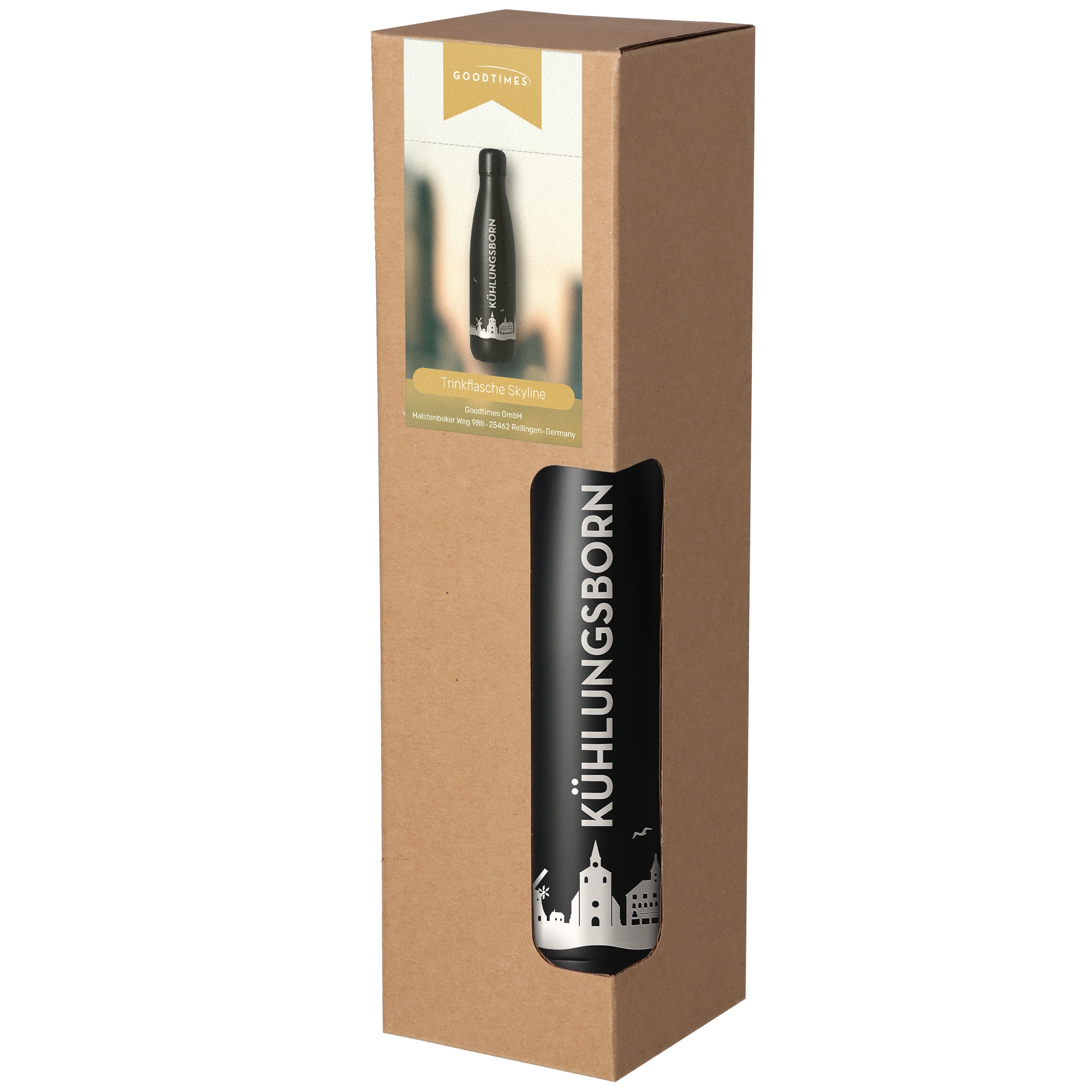 Trinkflasche Skyline Kühlungsborn Flasche