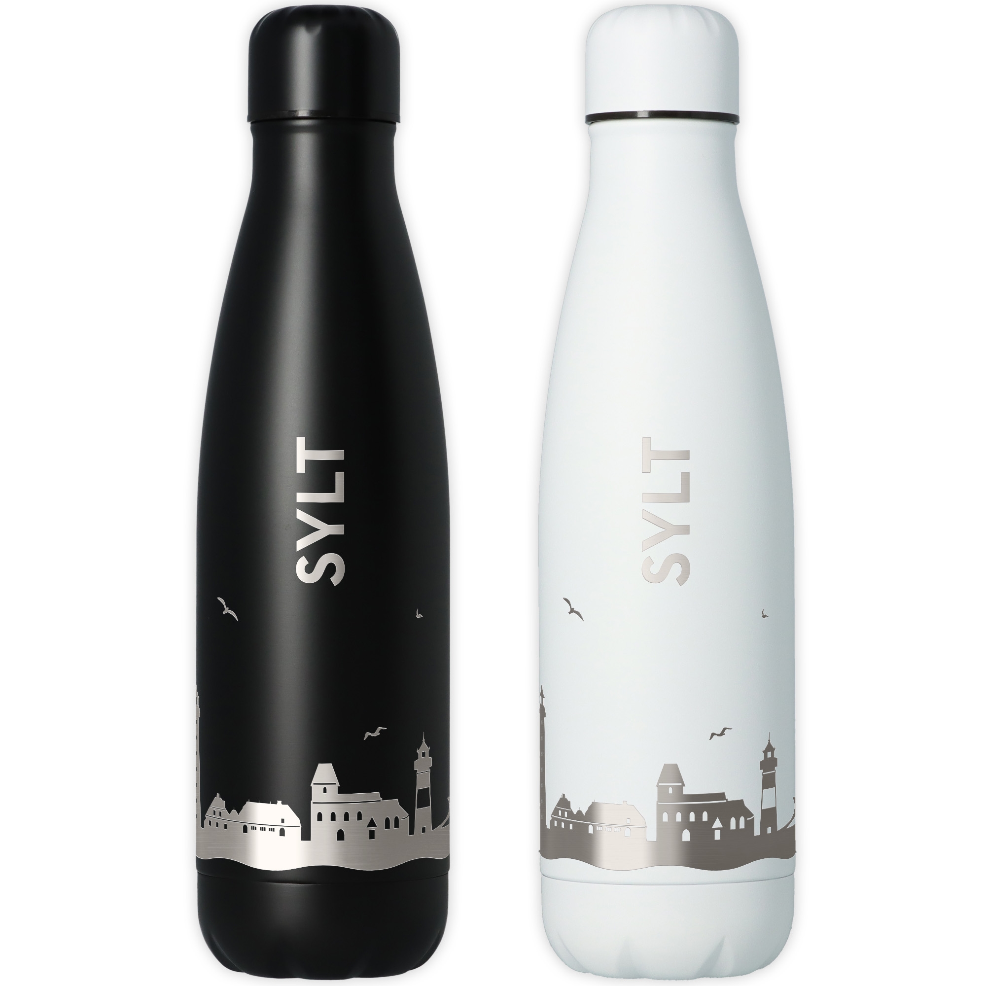 Trinkflasche Skyline Sylt