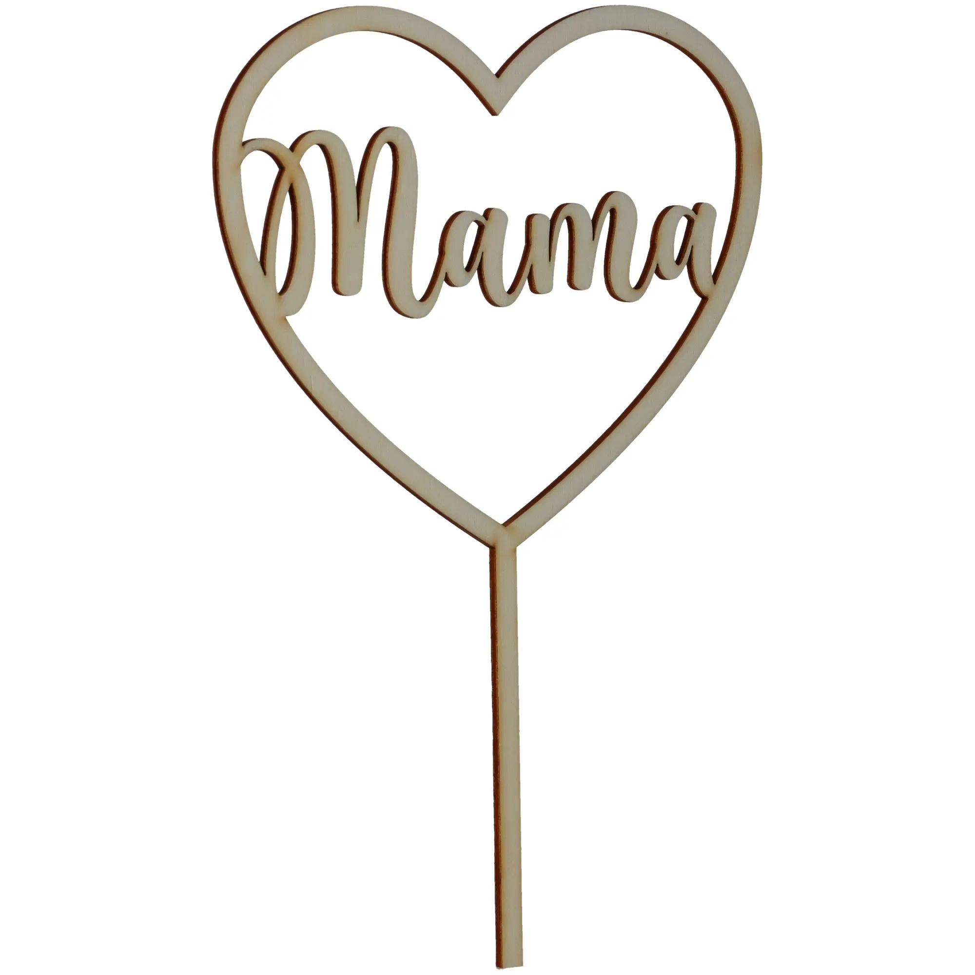 Cake Topper "Mama" groß aus Holz