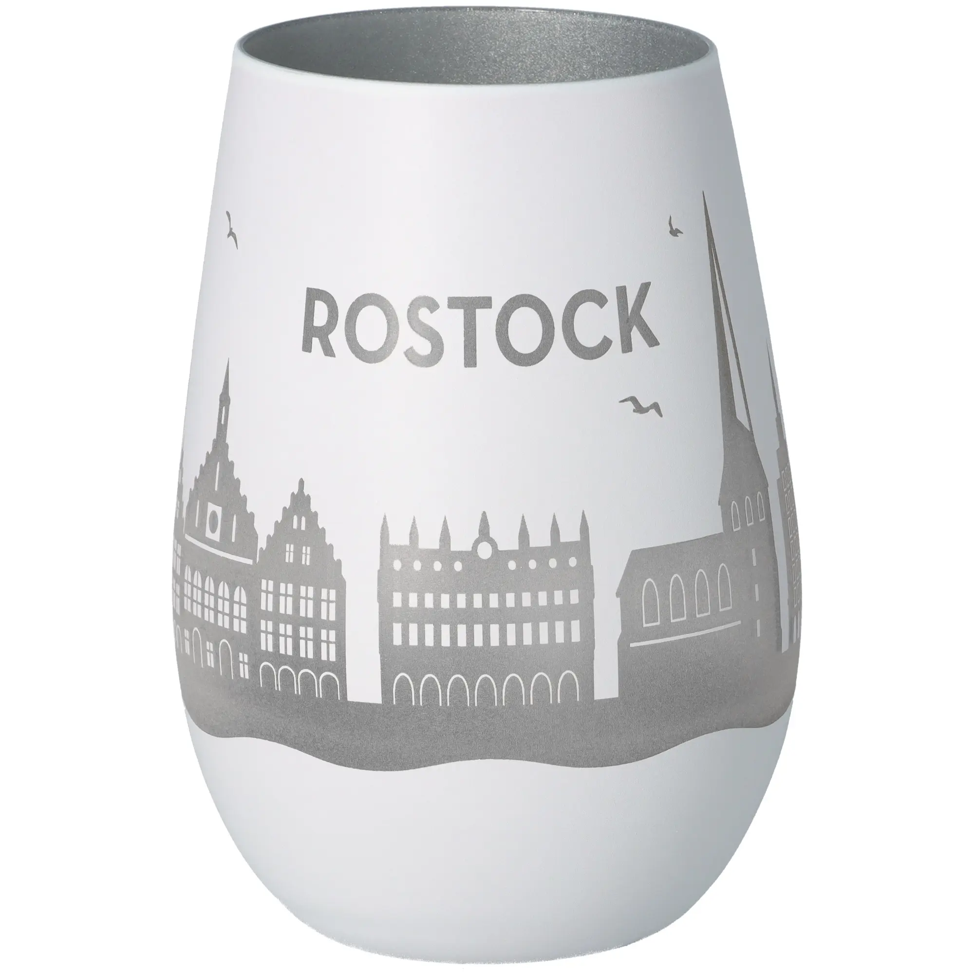 Windlicht Skyline Rostock