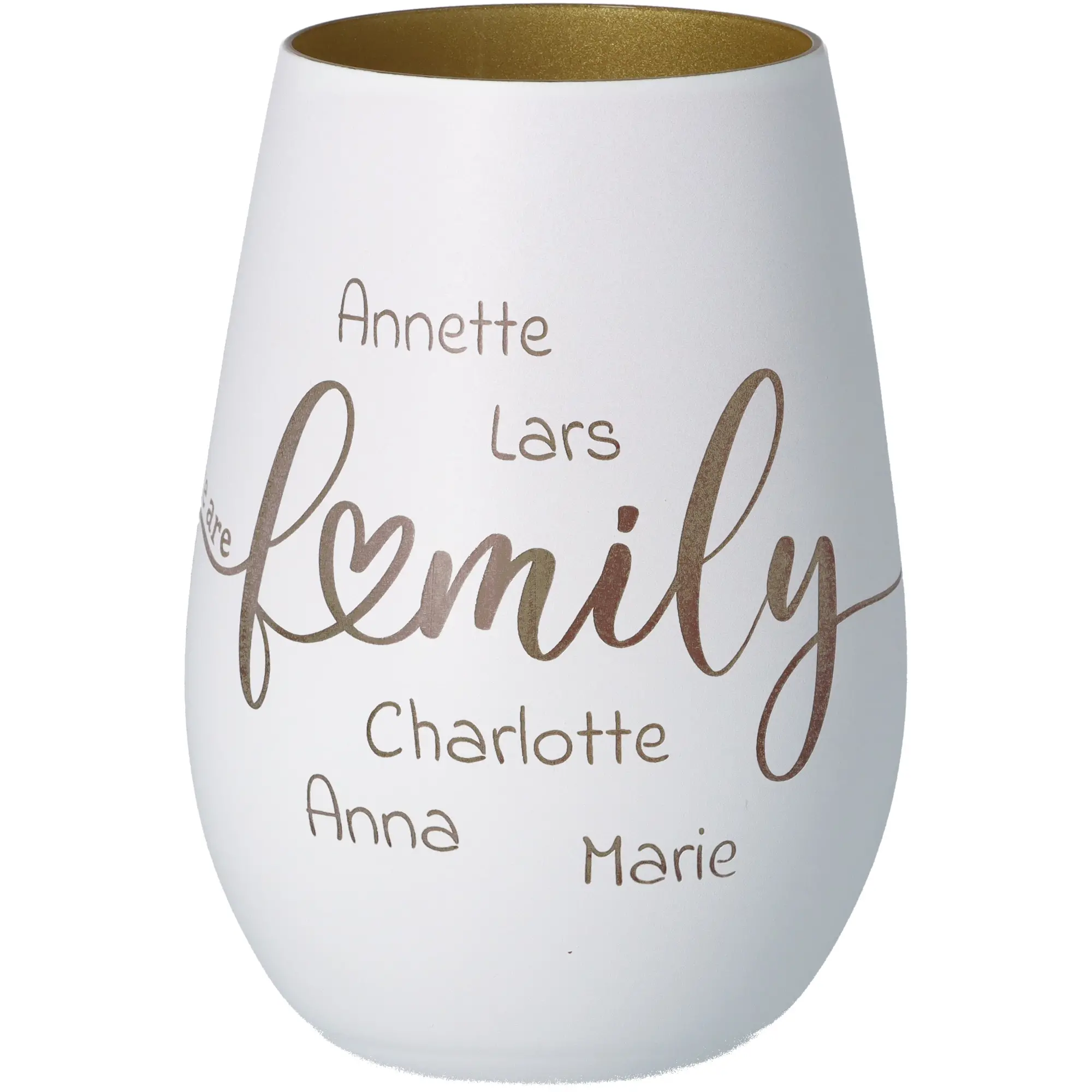Windlicht "We Are Family"