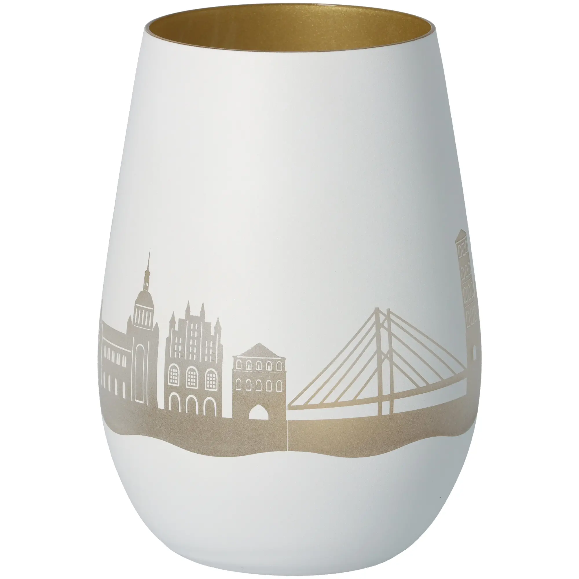 Windlicht Skyline Stralsund