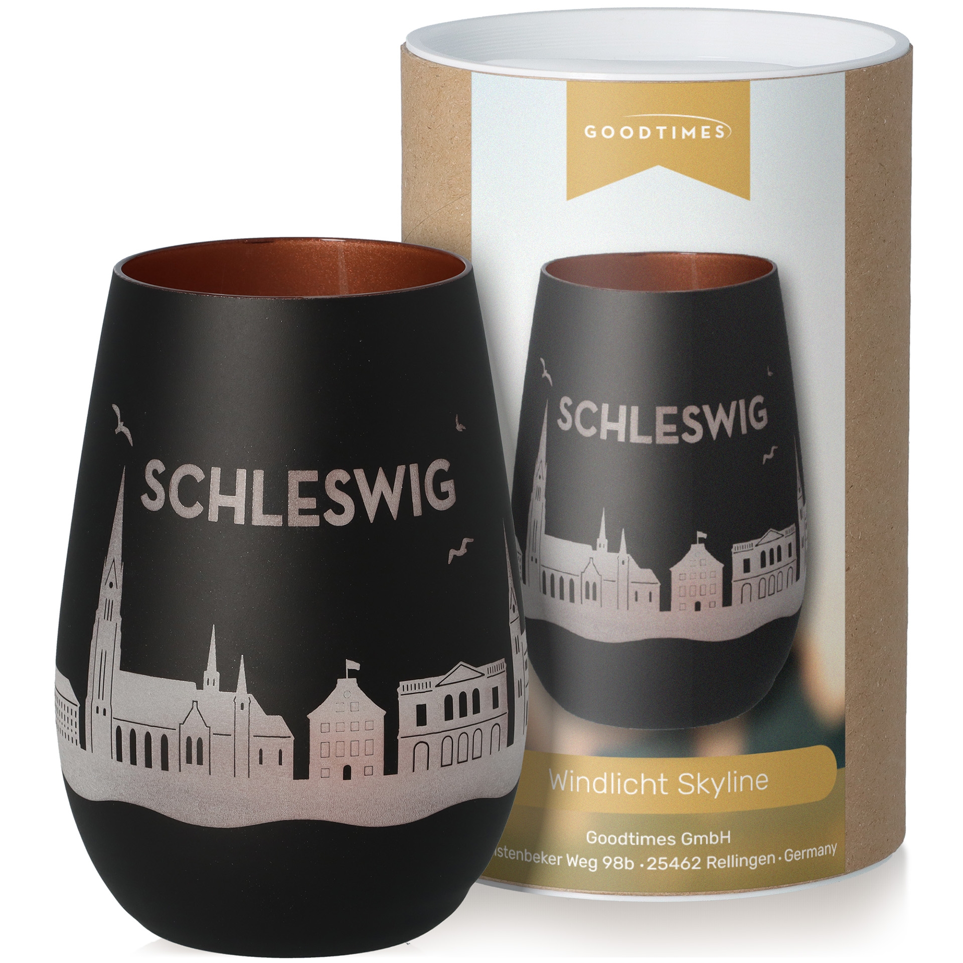 Windlicht Skyline Schleswig Krug, Töpferei