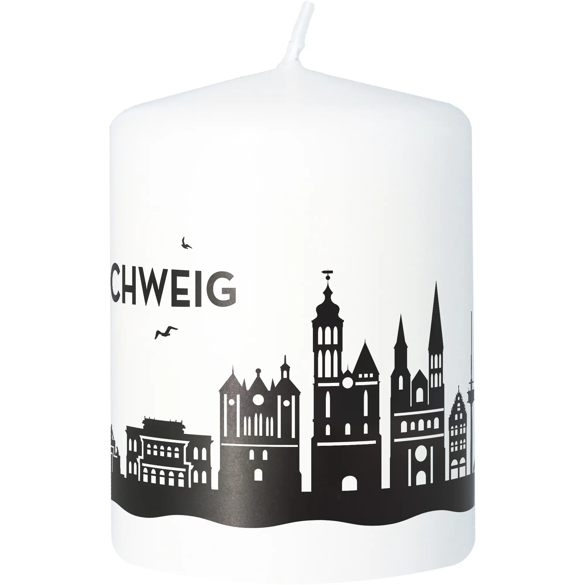 Stumpenkerze Skyline Braunschweig