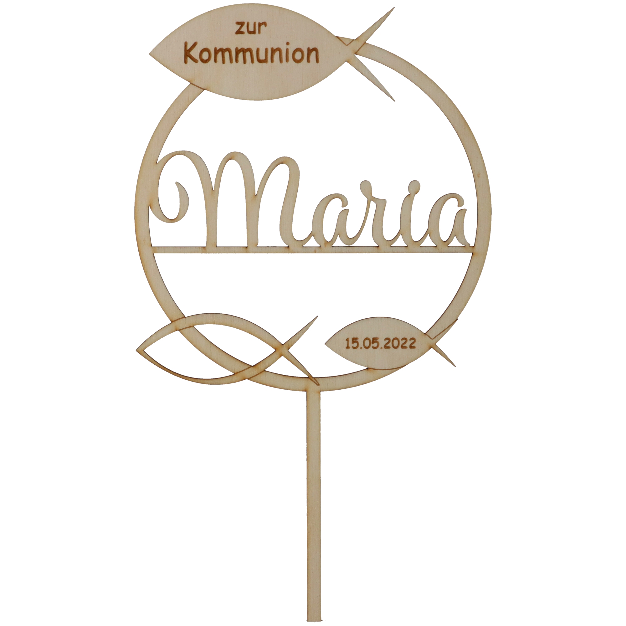 Cake Topper "Zur Kommunion"