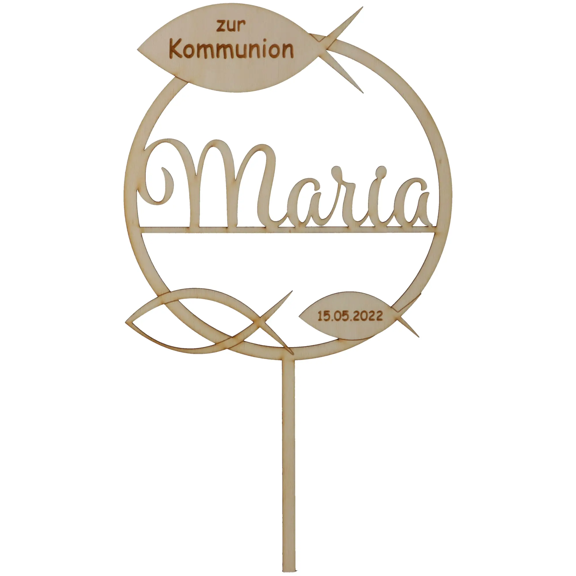 Cake Topper "Zur Kommunion"