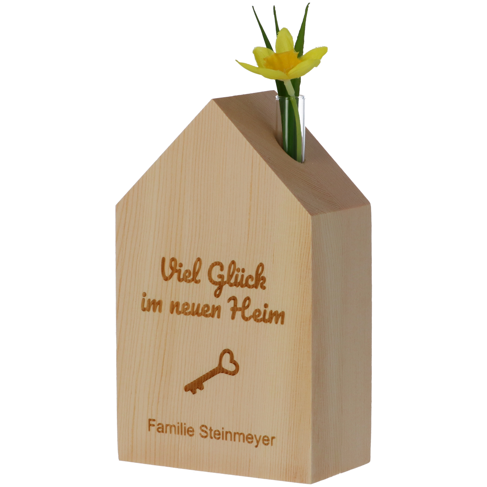 Haus mit Vase zum Einzug Haus mit Vase zum Einzug