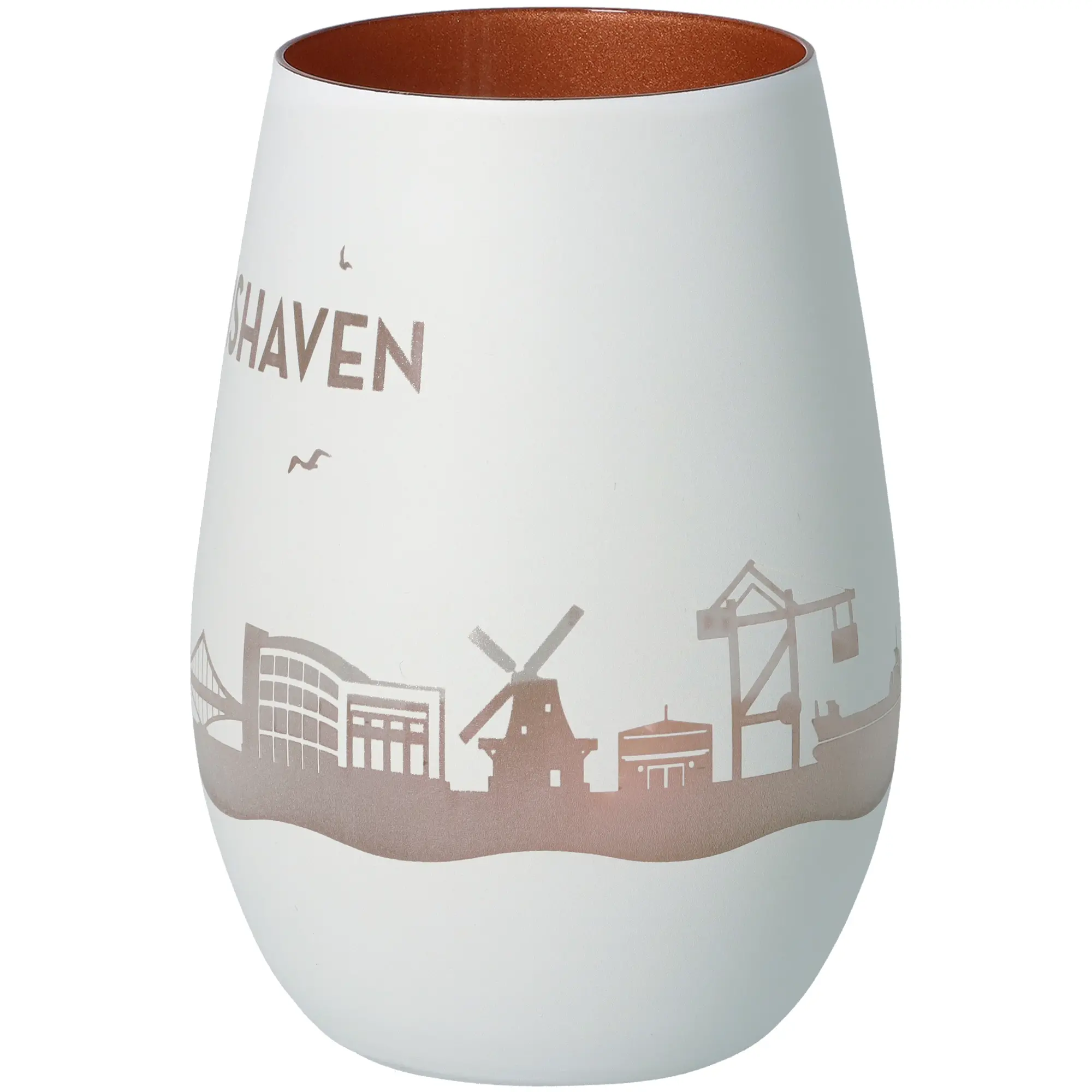 Windlicht Skyline Wilhelmshaven