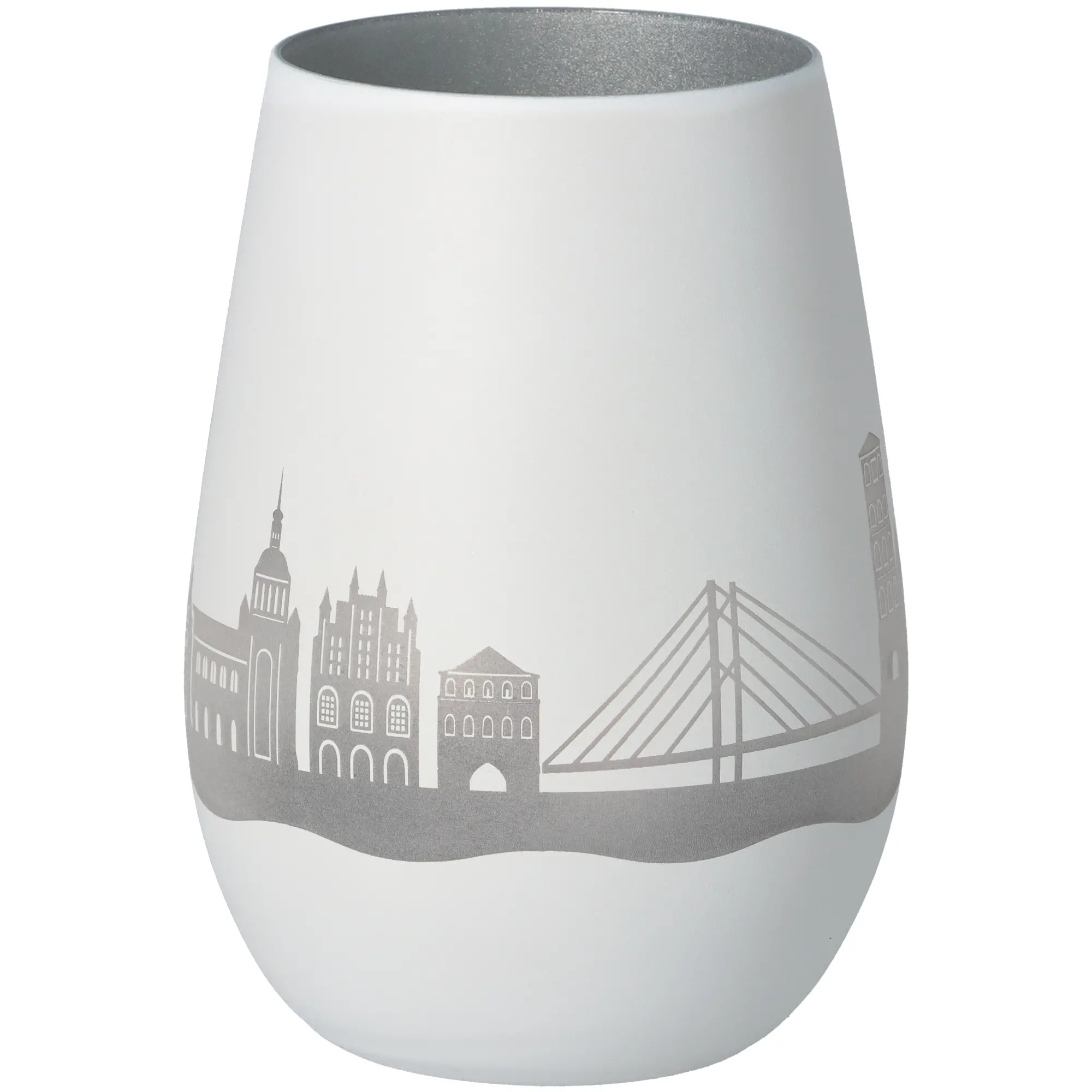 Windlicht Skyline Stralsund
