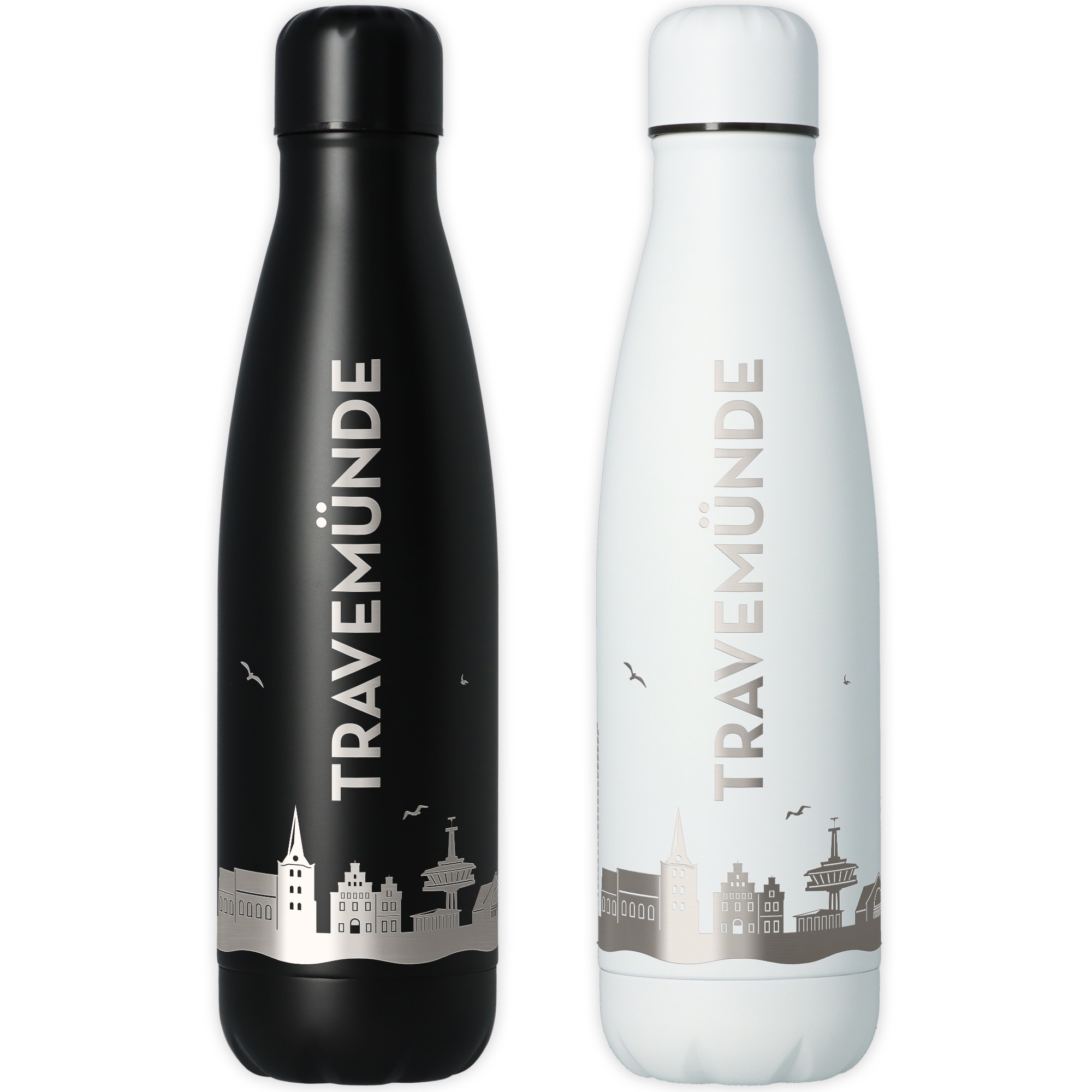Trinkflasche Skyline Travemünde