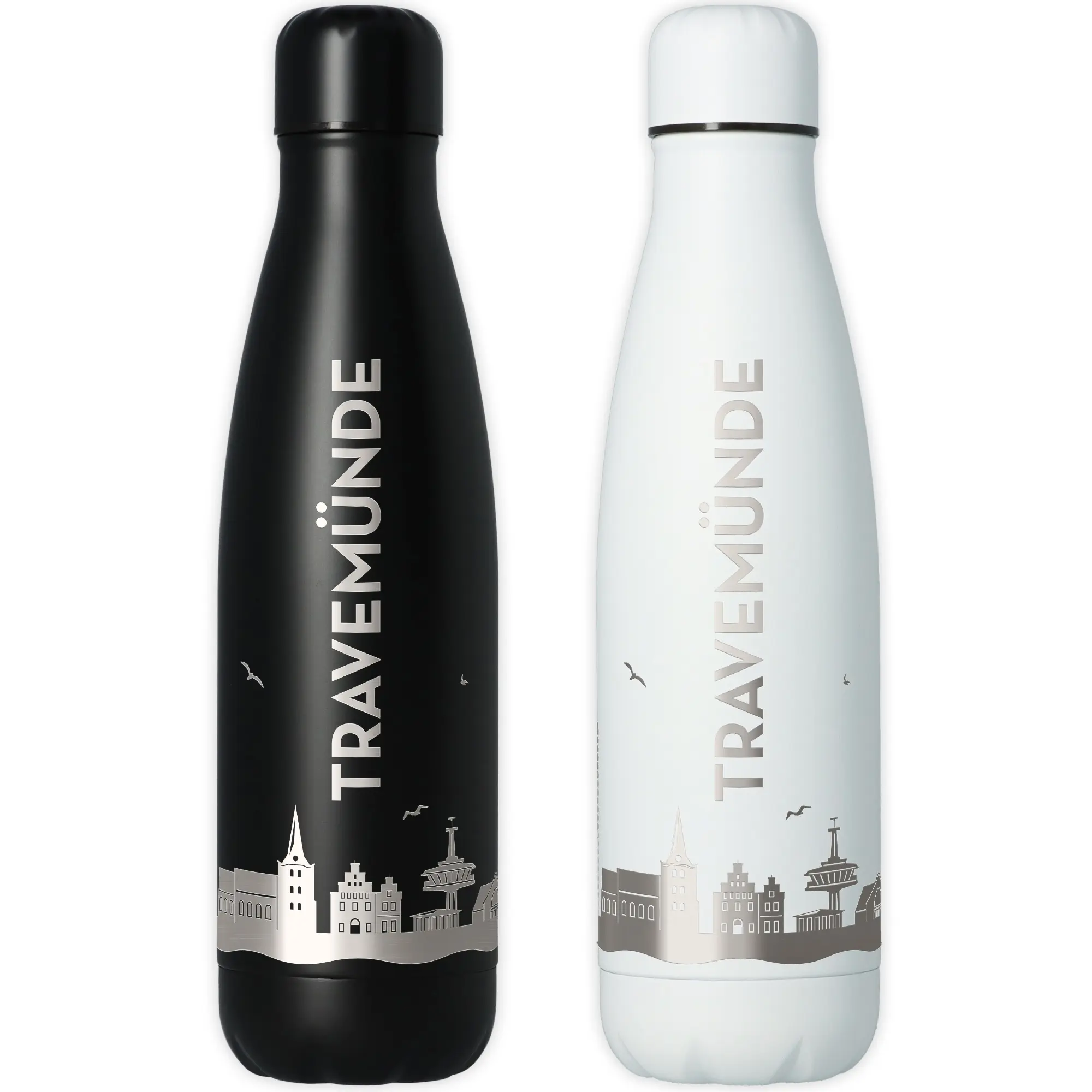 Trinkflasche Skyline Travemünde