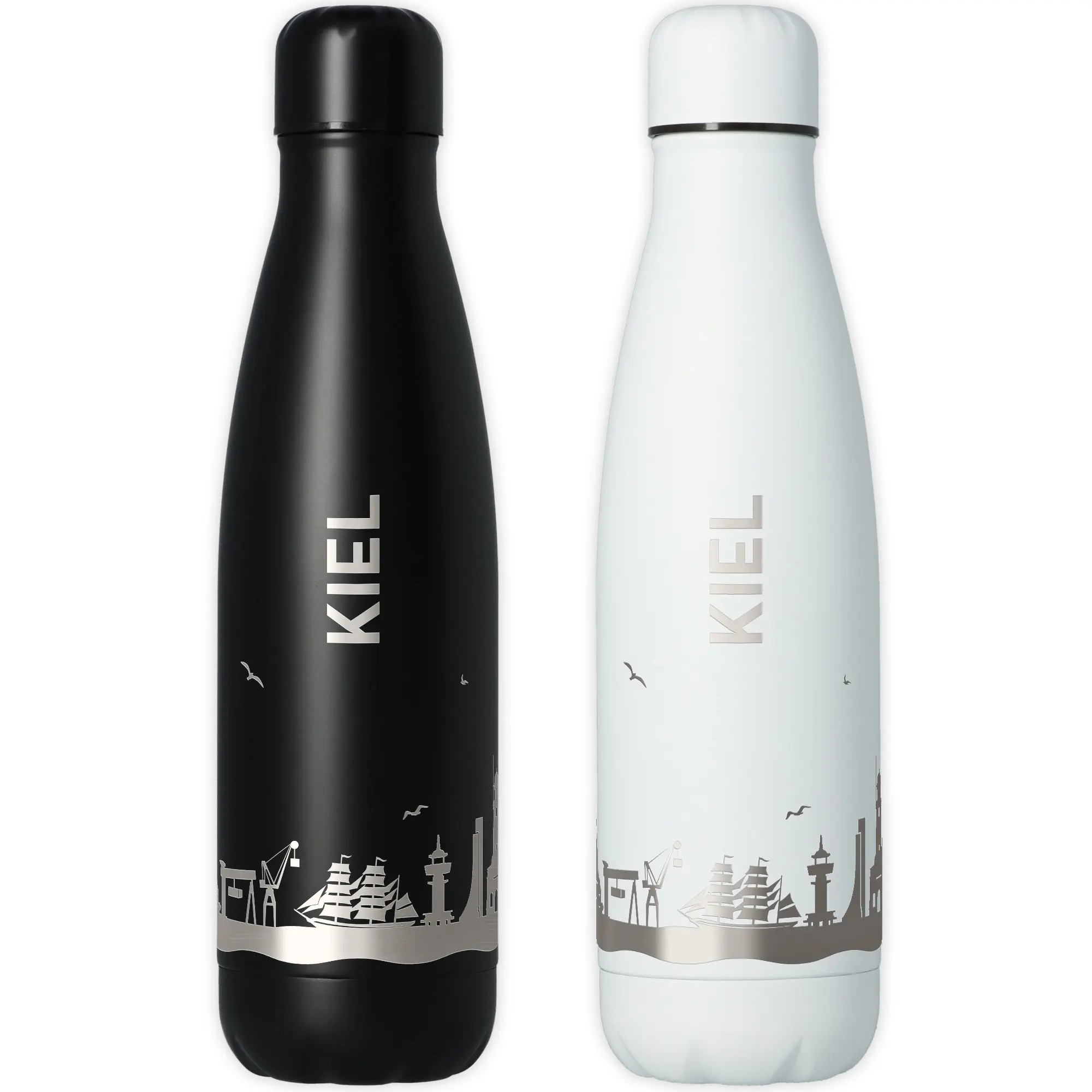Trinkflasche Skyline Kiel