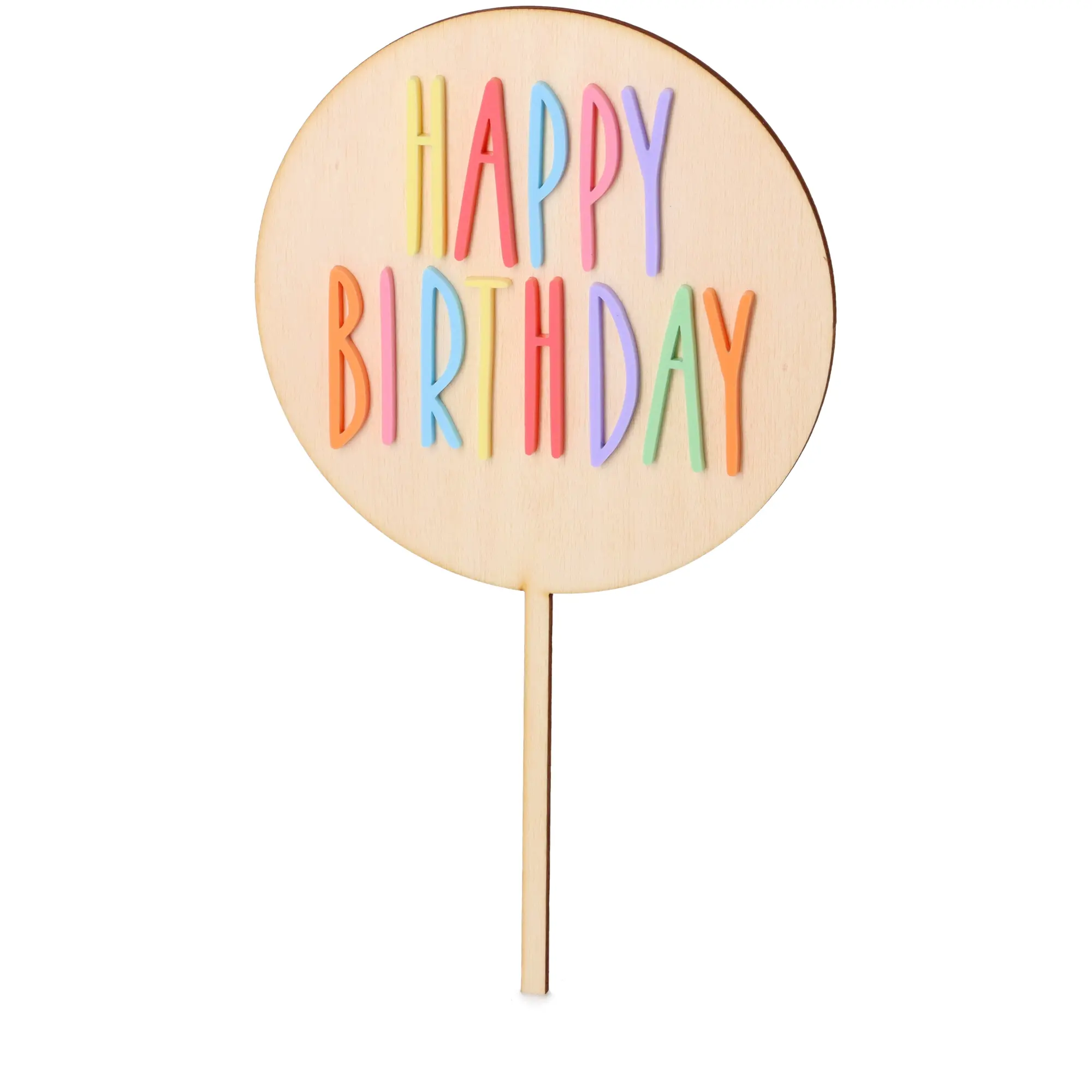 Cake Topper "Happy Birthday"