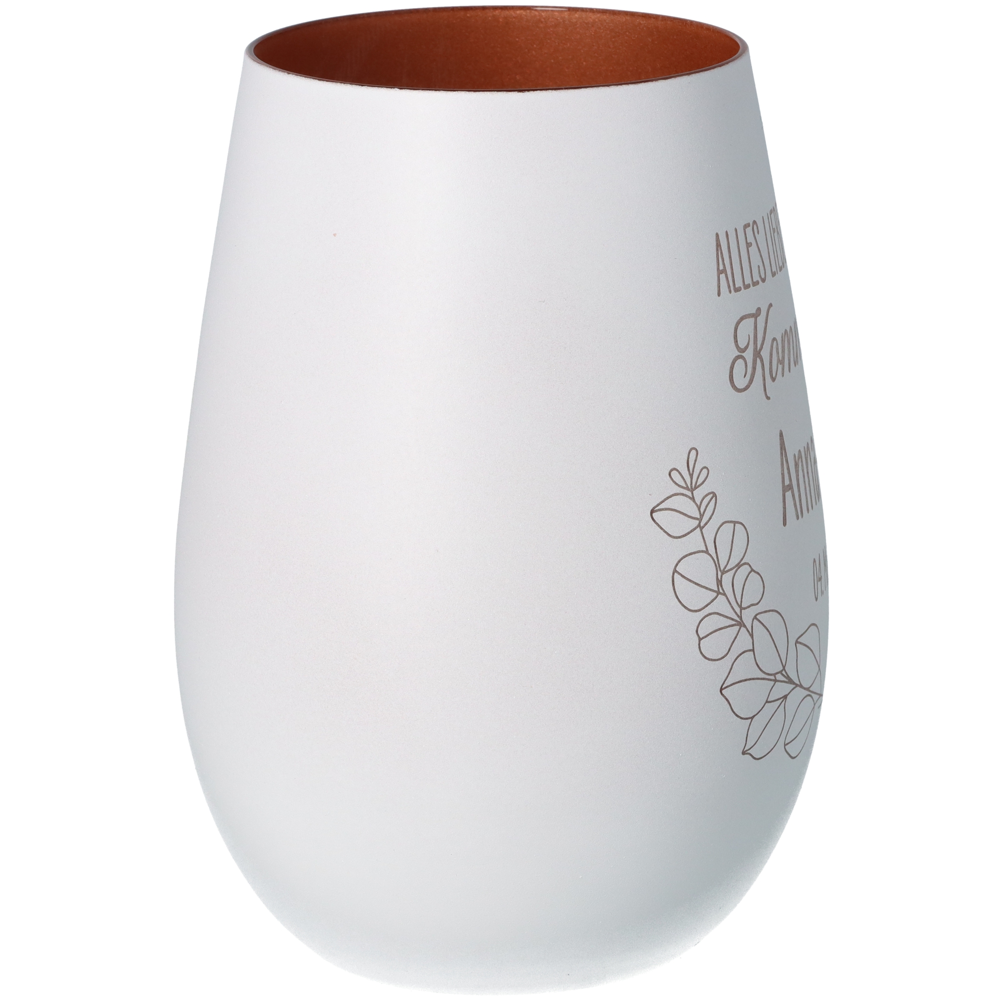 Windlicht "Kommunion" Töpferei, Krug, Vase, Porzellan, Glas