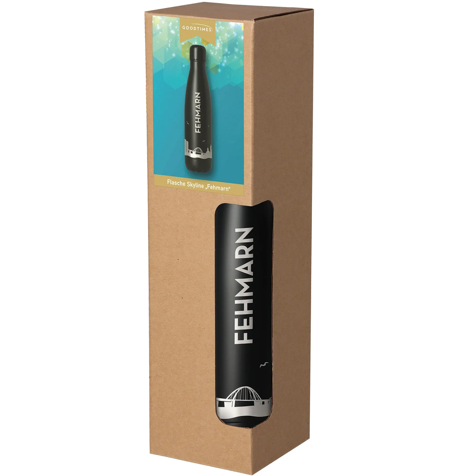 Trinkflasche Skyline Fehmarn