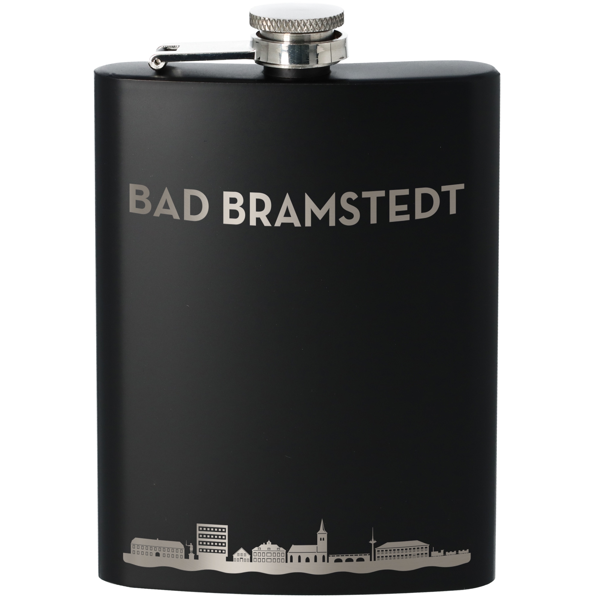 Flachmann Skyline Bad Bramstedt Flasche, Rasierwasser