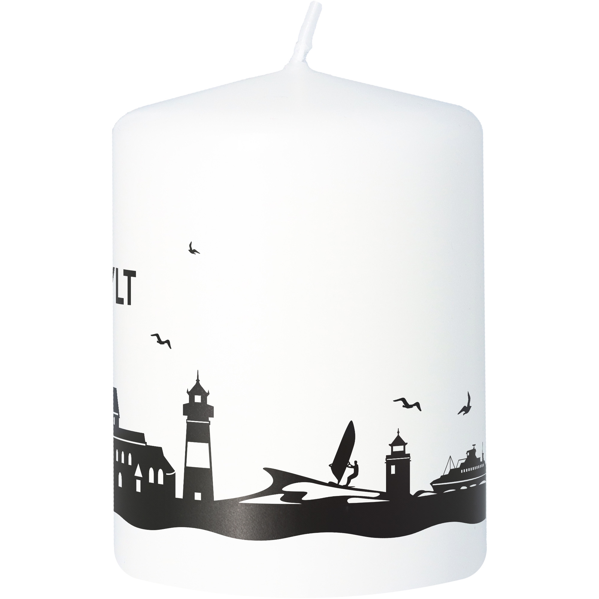 Stumpenkerze Skyline Sylt Stumpenkerze Skyline Sylt