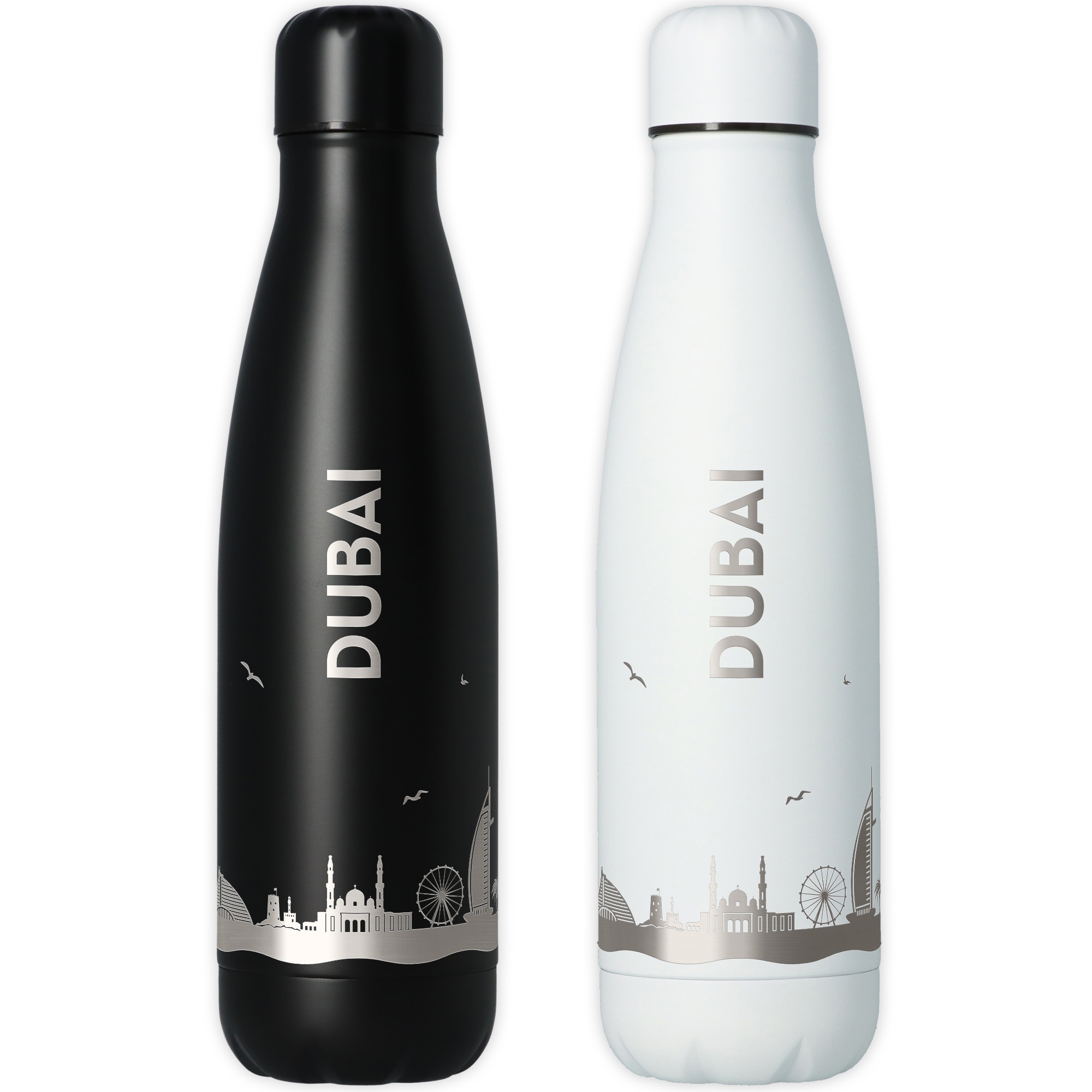 Trinkflasche Skyline Dubai Flasche, Wasserflasche