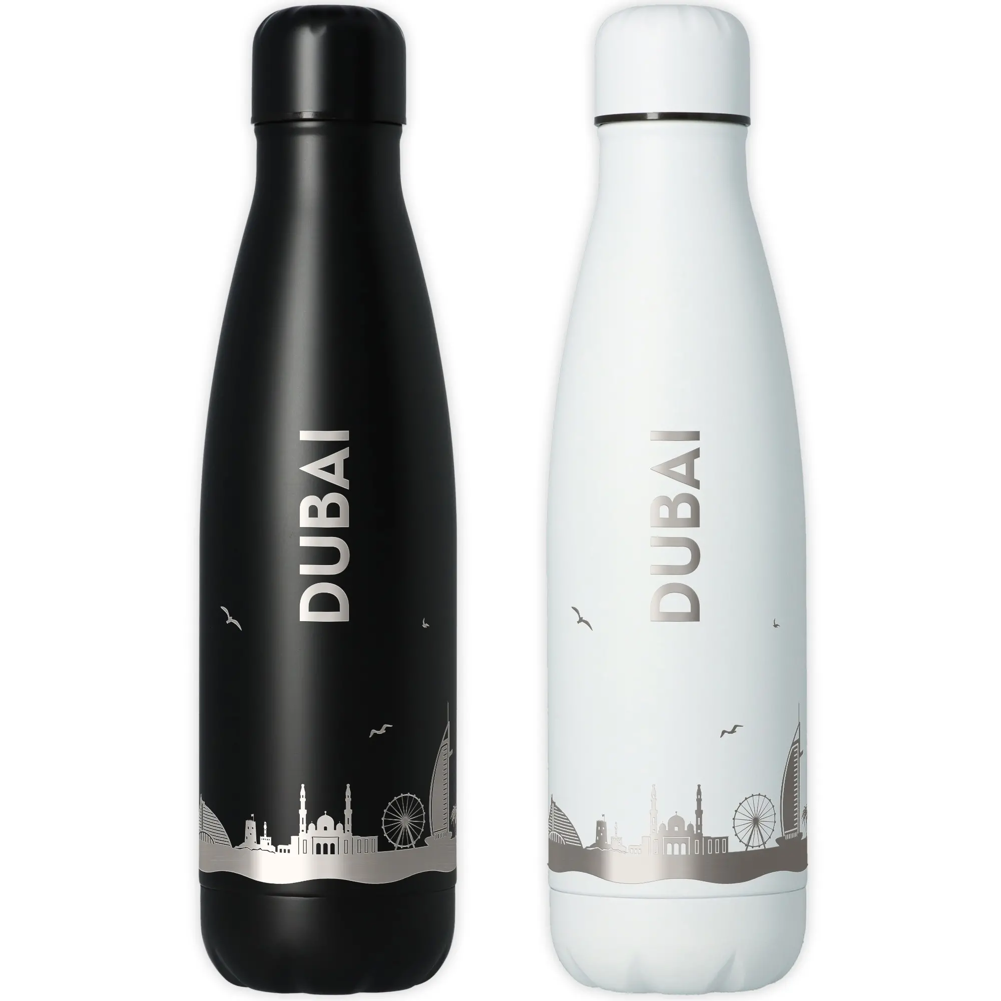 Trinkflasche Skyline Dubai Flasche, Wasserflasche