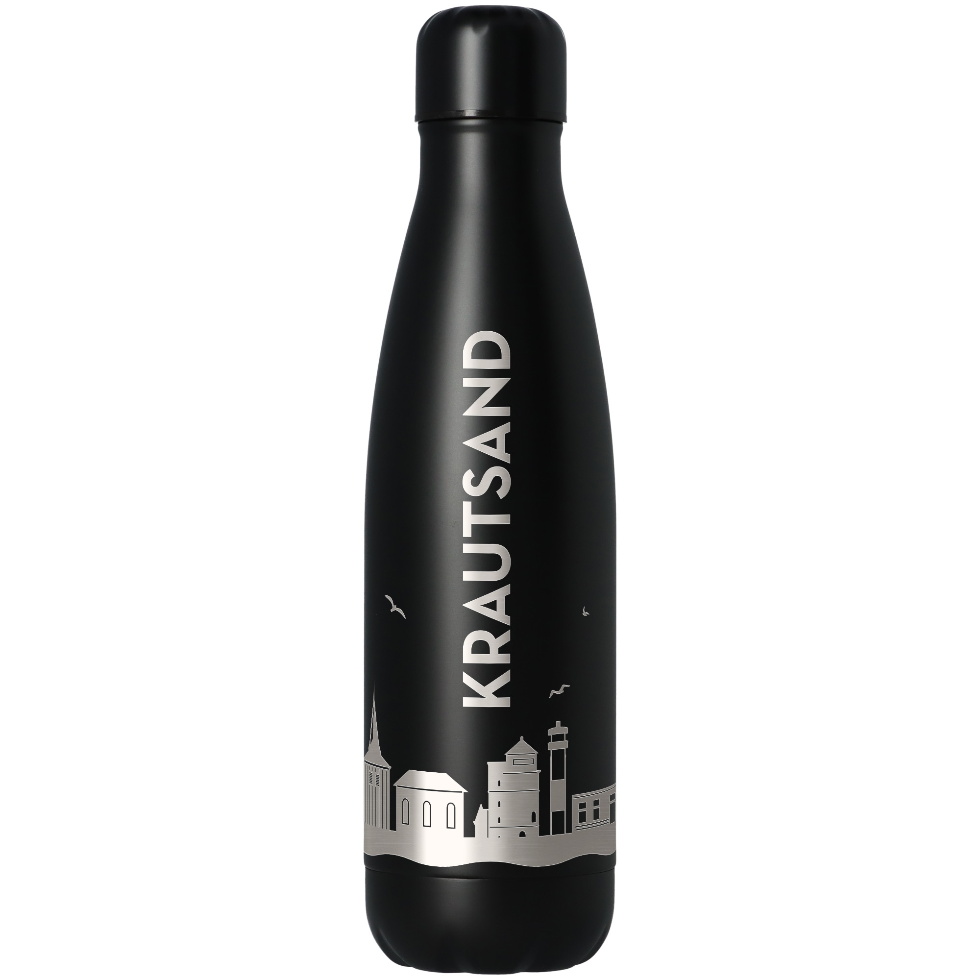 Trinkflasche Skyline Krautsand Flasche, Wasserflasche, Shaker