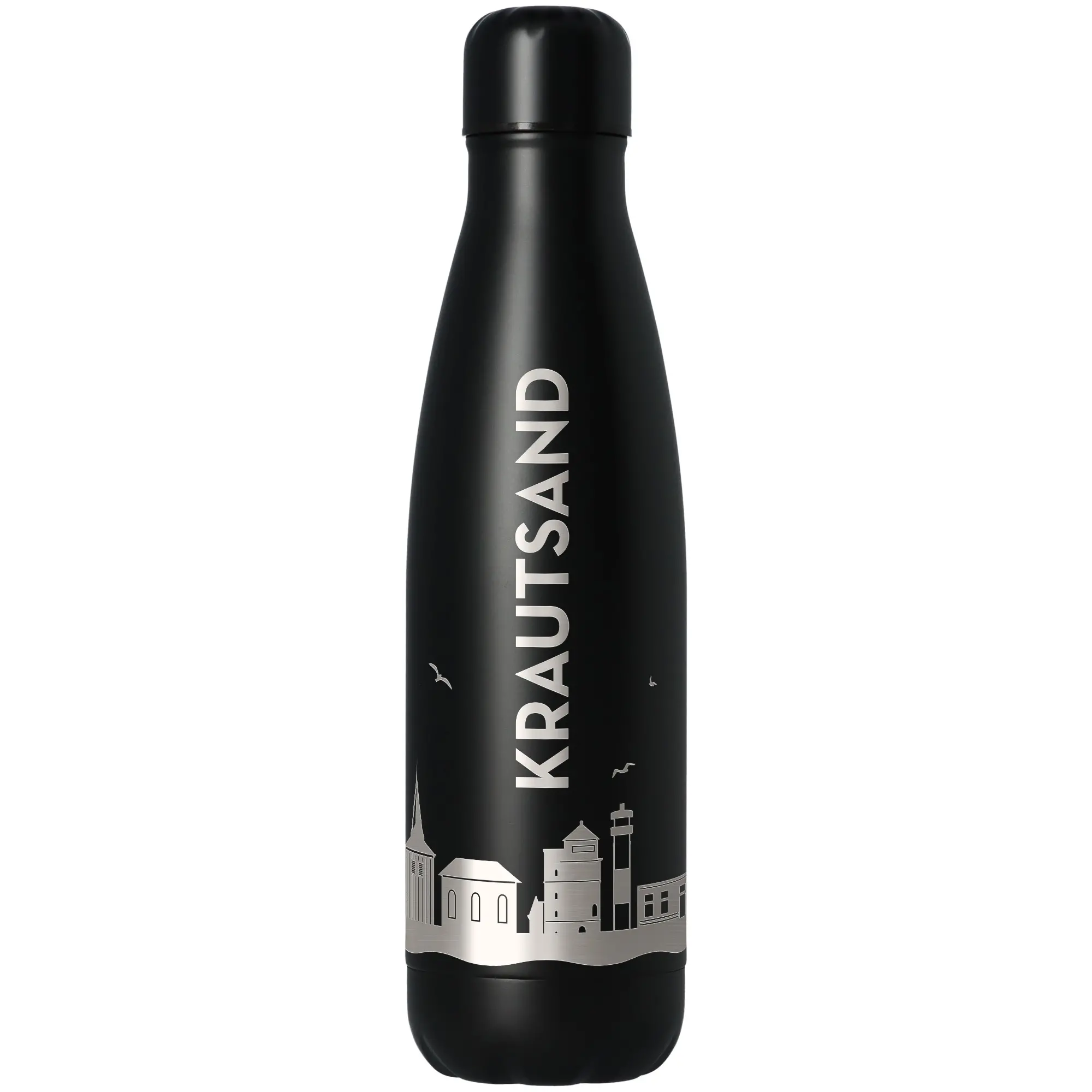 Trinkflasche Skyline Krautsand Flasche, Wasserflasche, Shaker