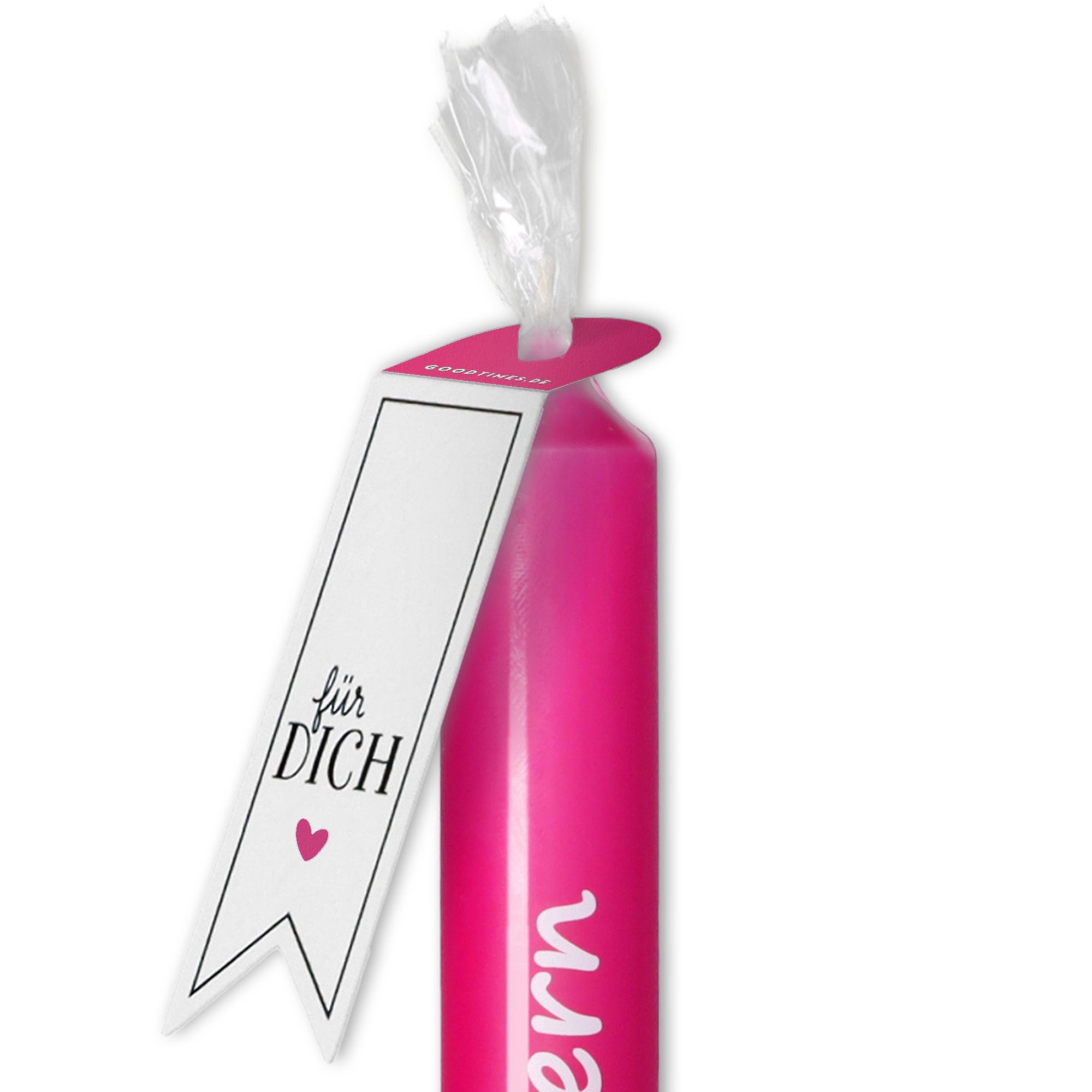 Stabkerze Pink "Frohe Ostern" Stabkerze Pink "Frohe Ostern"