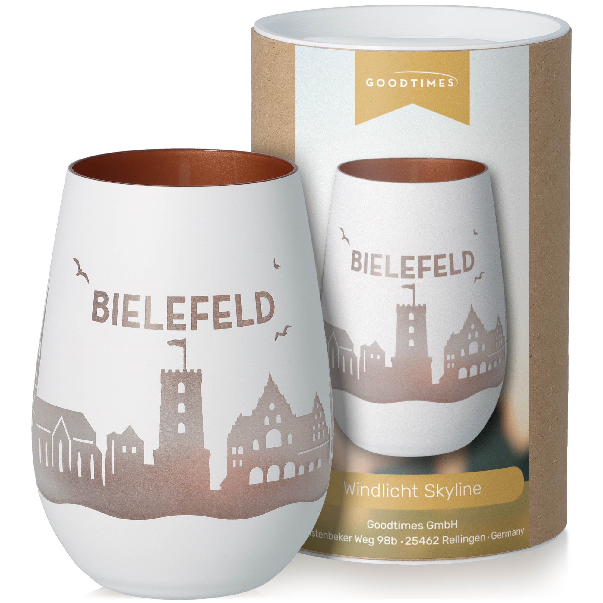Bielefeld, Windlichter, Glas, Becher, Motive