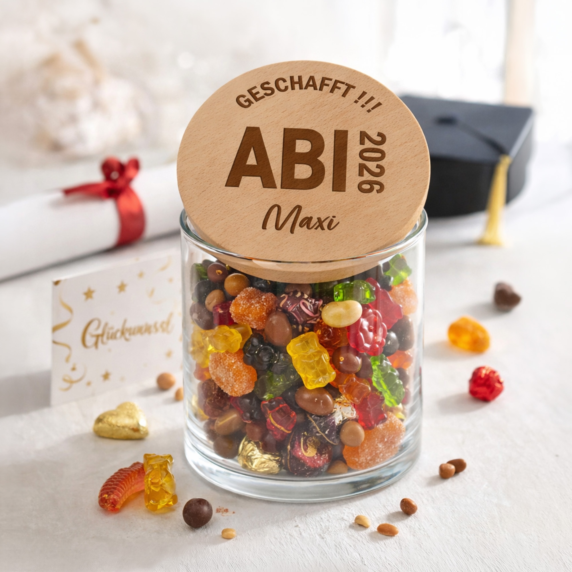 candies, jar, gummy, assorted, mix