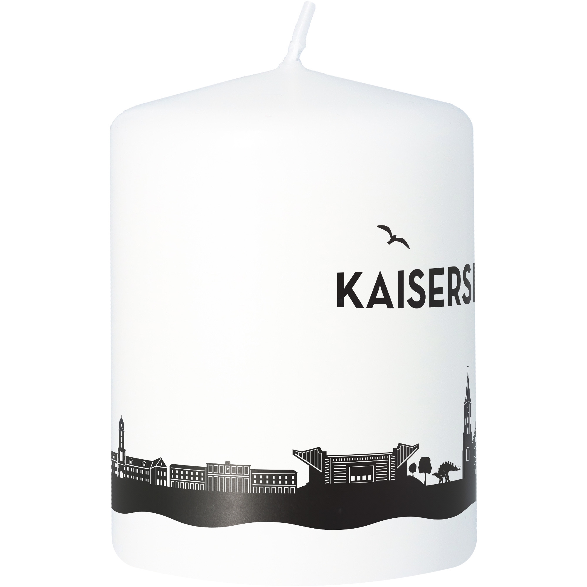 Stumpenkerze Skyline Kaiserslautern Stumpenkerze Skyline Kaiserslautern