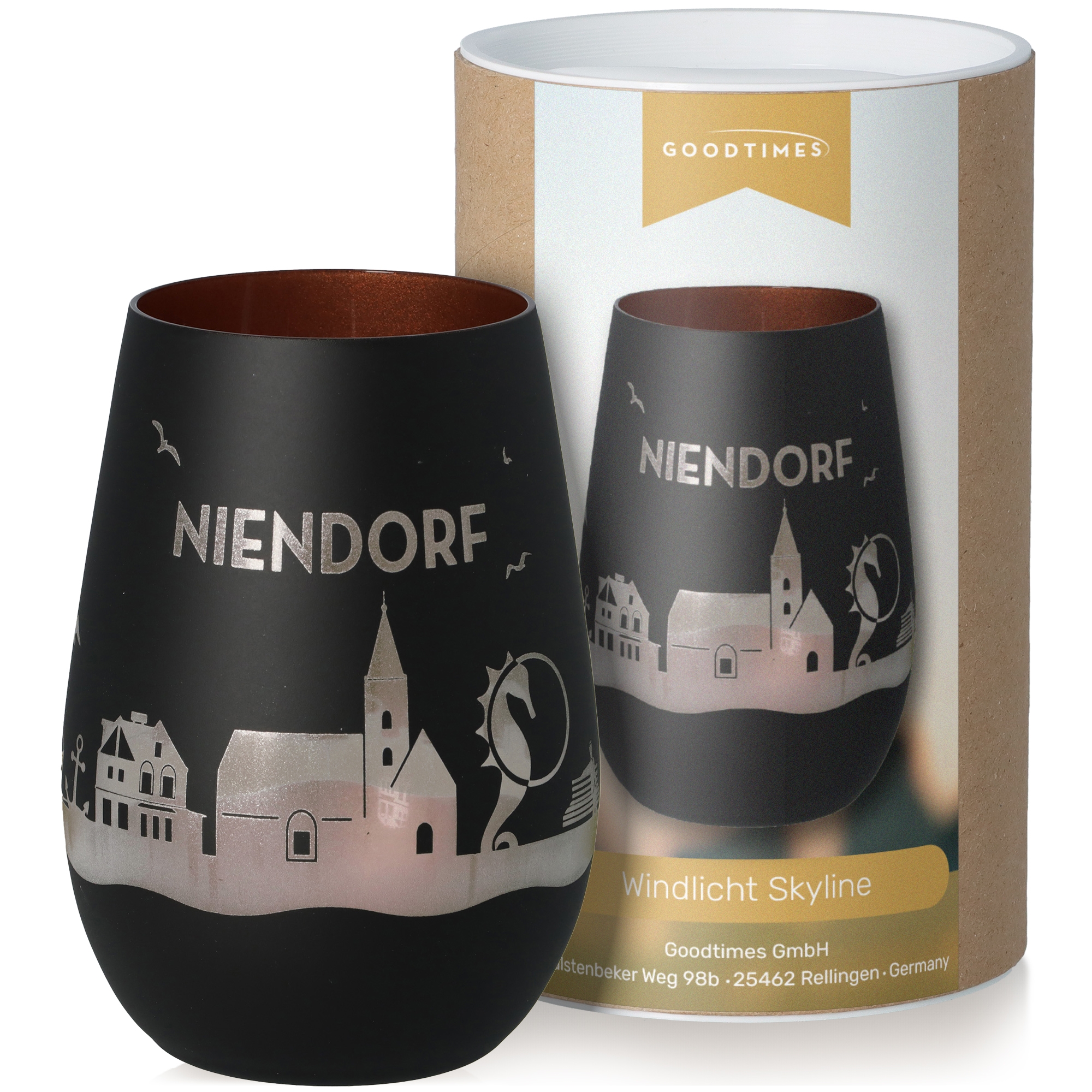 Windlicht Skyline Niendorf