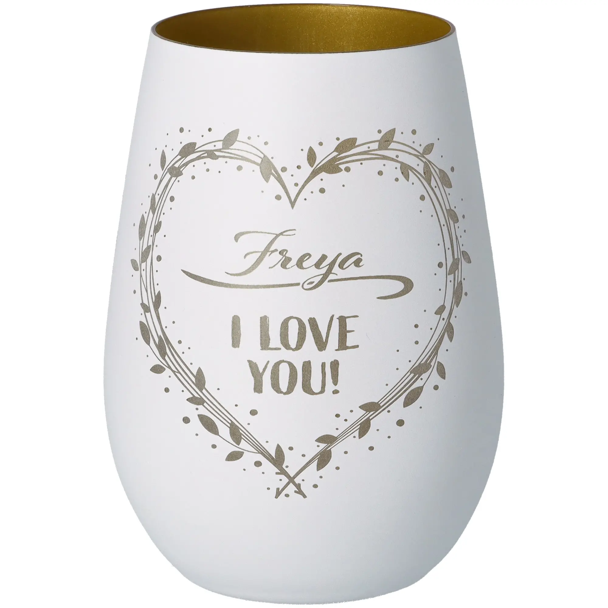 Windlicht "I love you"