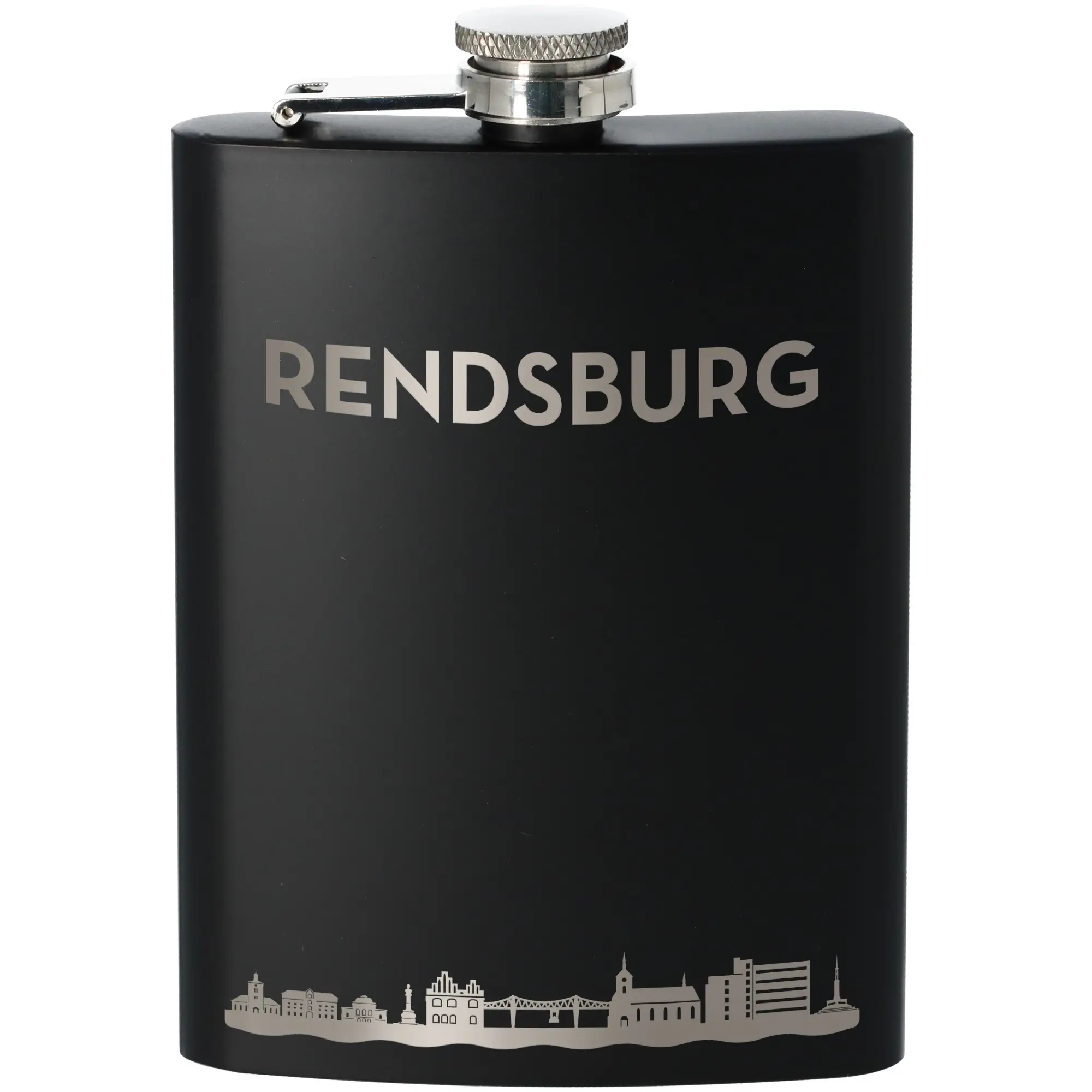 Flachmann Skyline Rendsburg Flasche, Rasierwasser