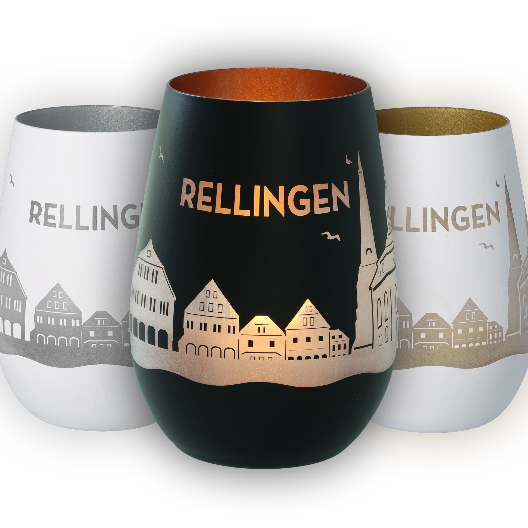 Windlicht Skyline Rellingen Töpferei, Krug, Tasse