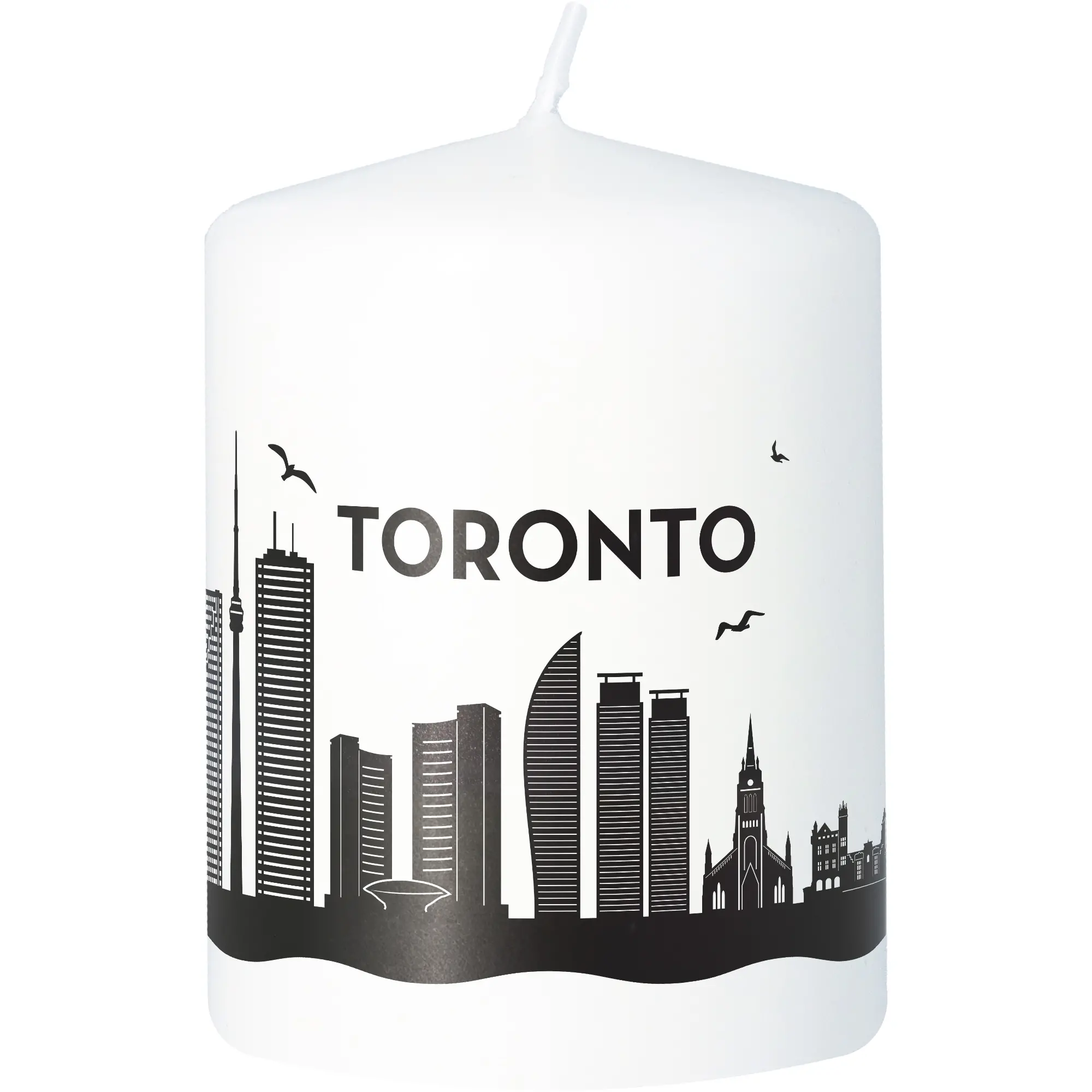 Kerze, Stadt Silhouette, Toronto, Wald/Schwung, Votivkerze