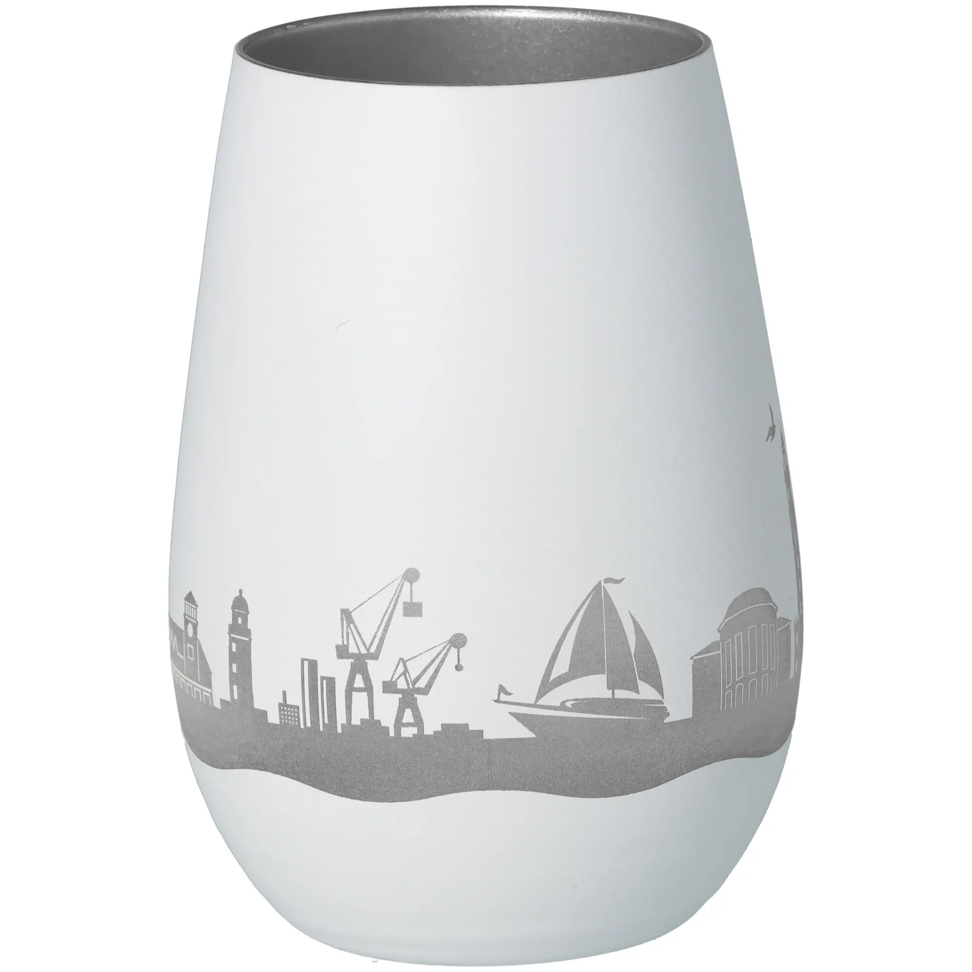 Windlicht Skyline Bremerhaven