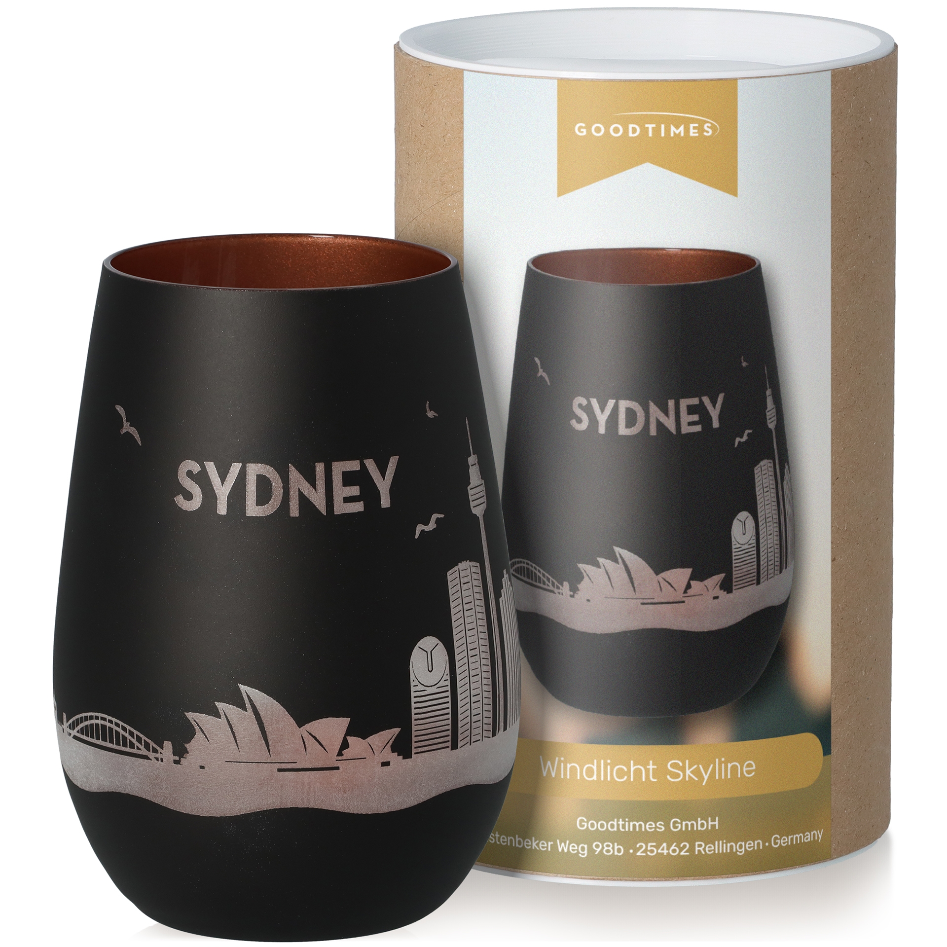 Windlicht Skyline Sydney Krug, Töpferei, Vase