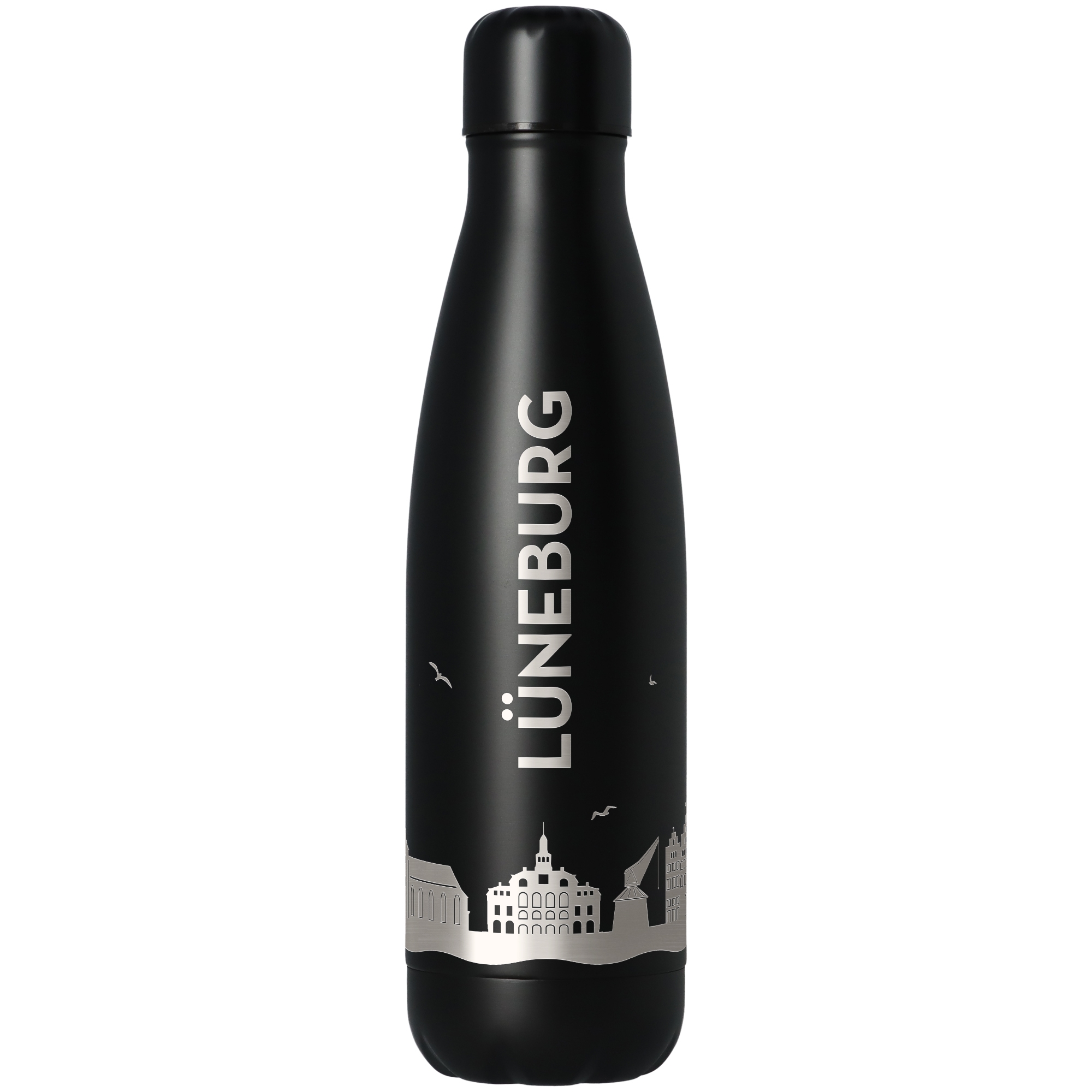 Trinkflasche Skyline Lüneburg Flasche, Wasserflasche, Shaker