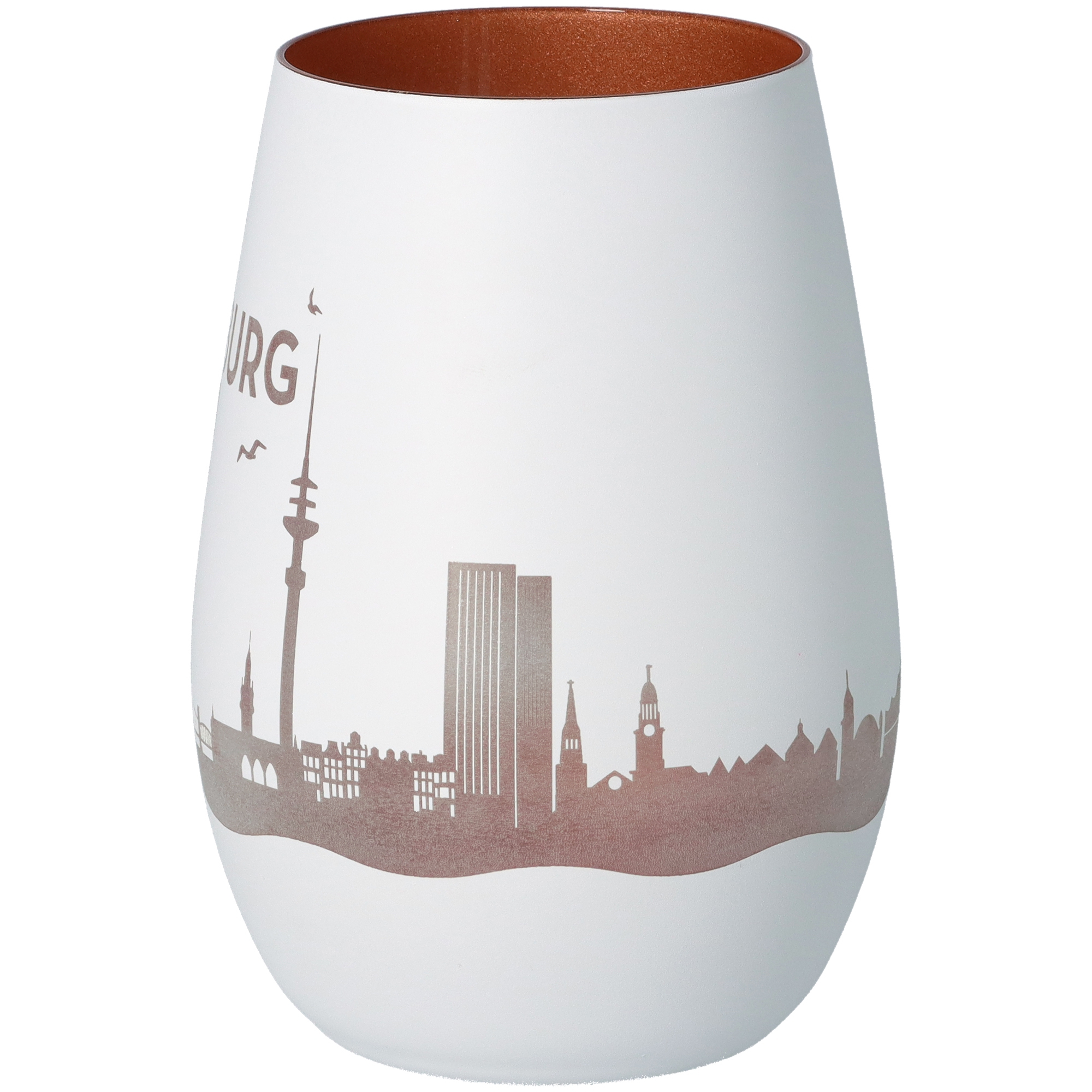 Windlicht Skyline Hamburg