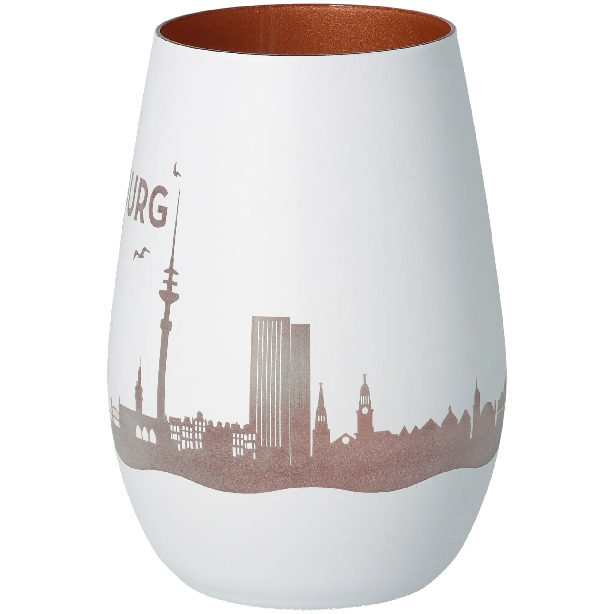 Windlicht Skyline Hamburg