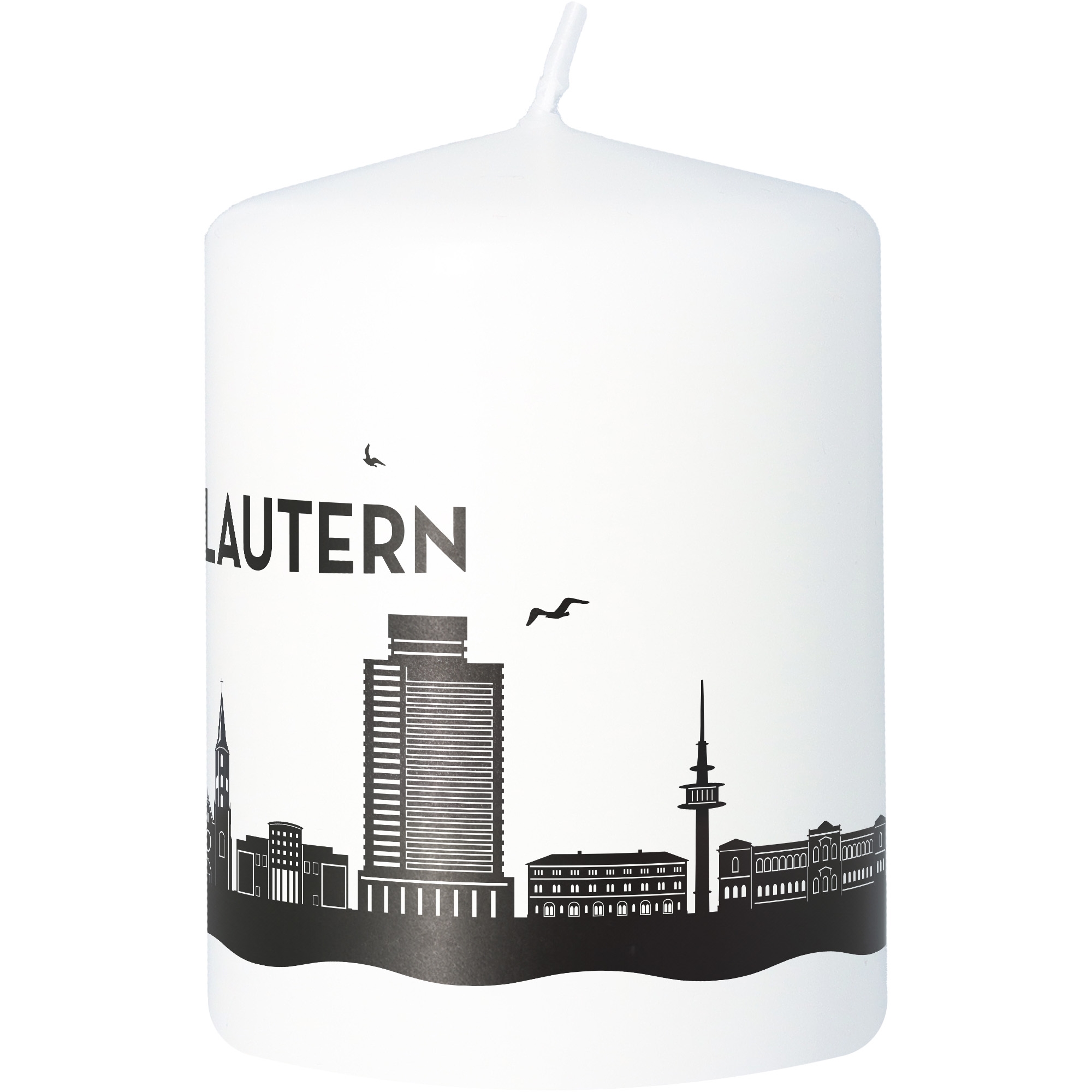 Stumpenkerze Skyline Kaiserslautern Stumpenkerze Skyline Kaiserslautern