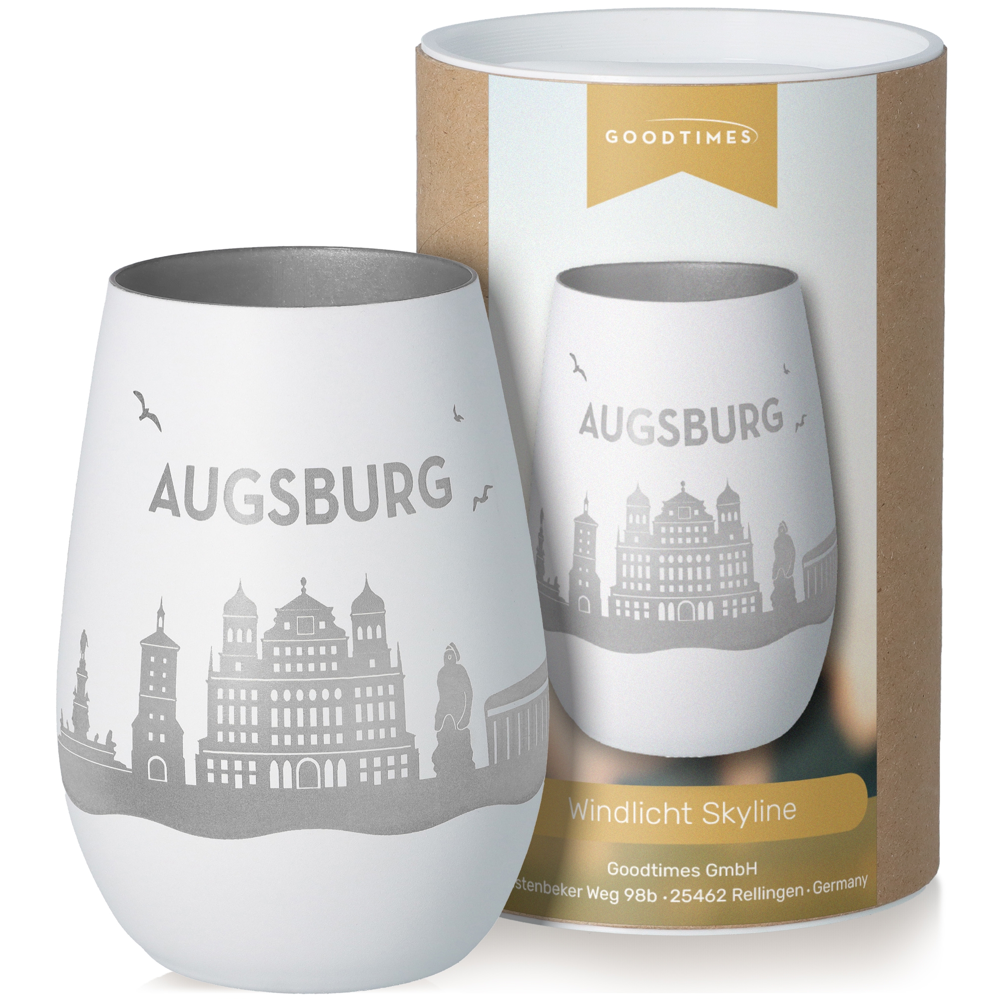 Windlicht Skyline Augsburg