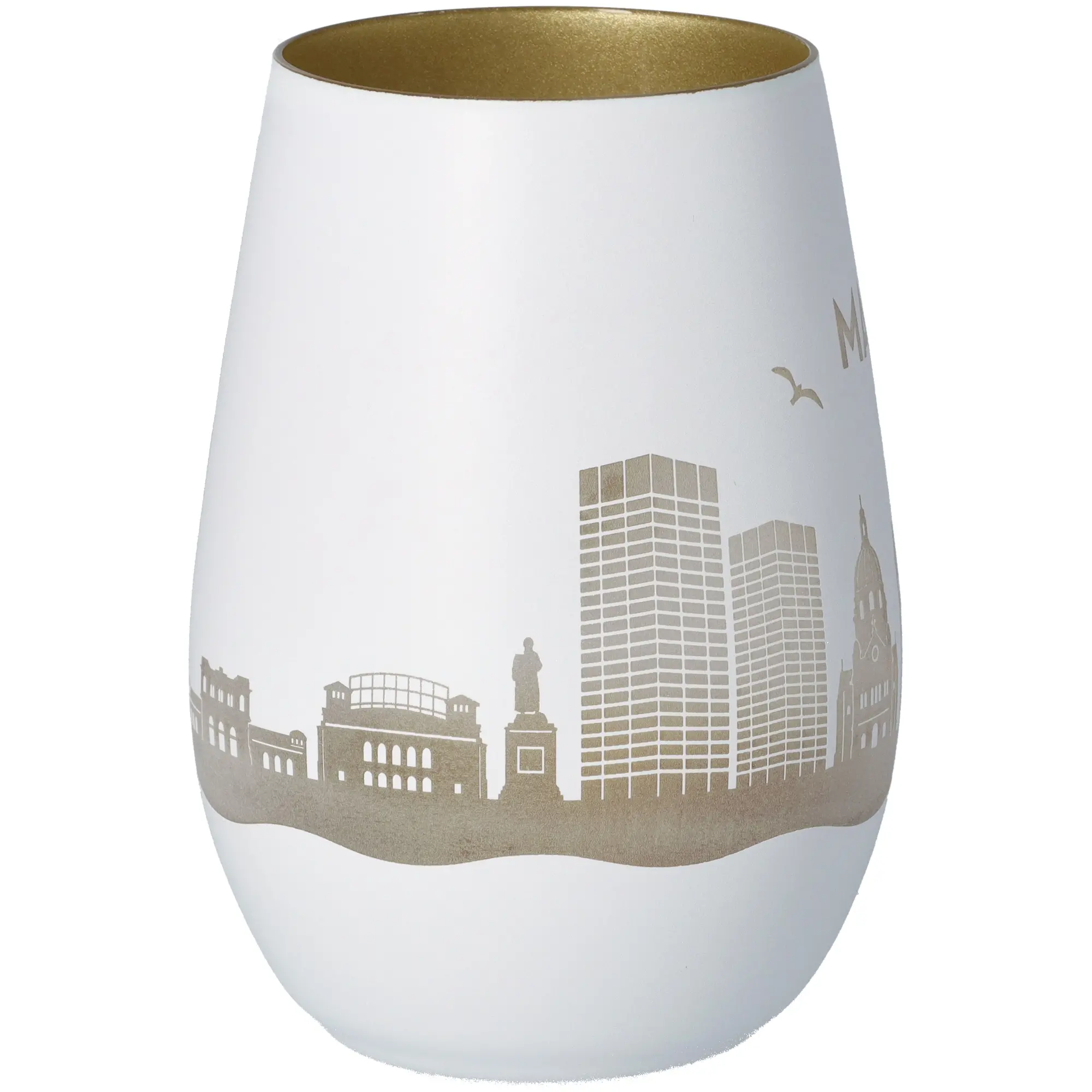 Windlicht Skyline Mainz