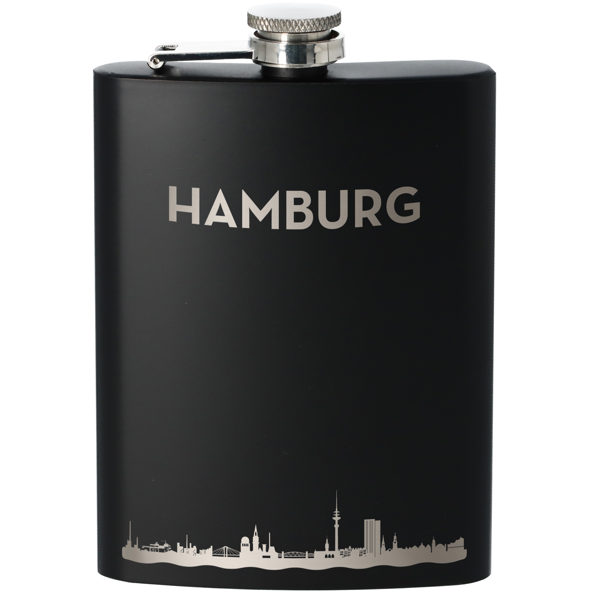 Flachmann Skyline Hamburg Flasche, Rasierwasser