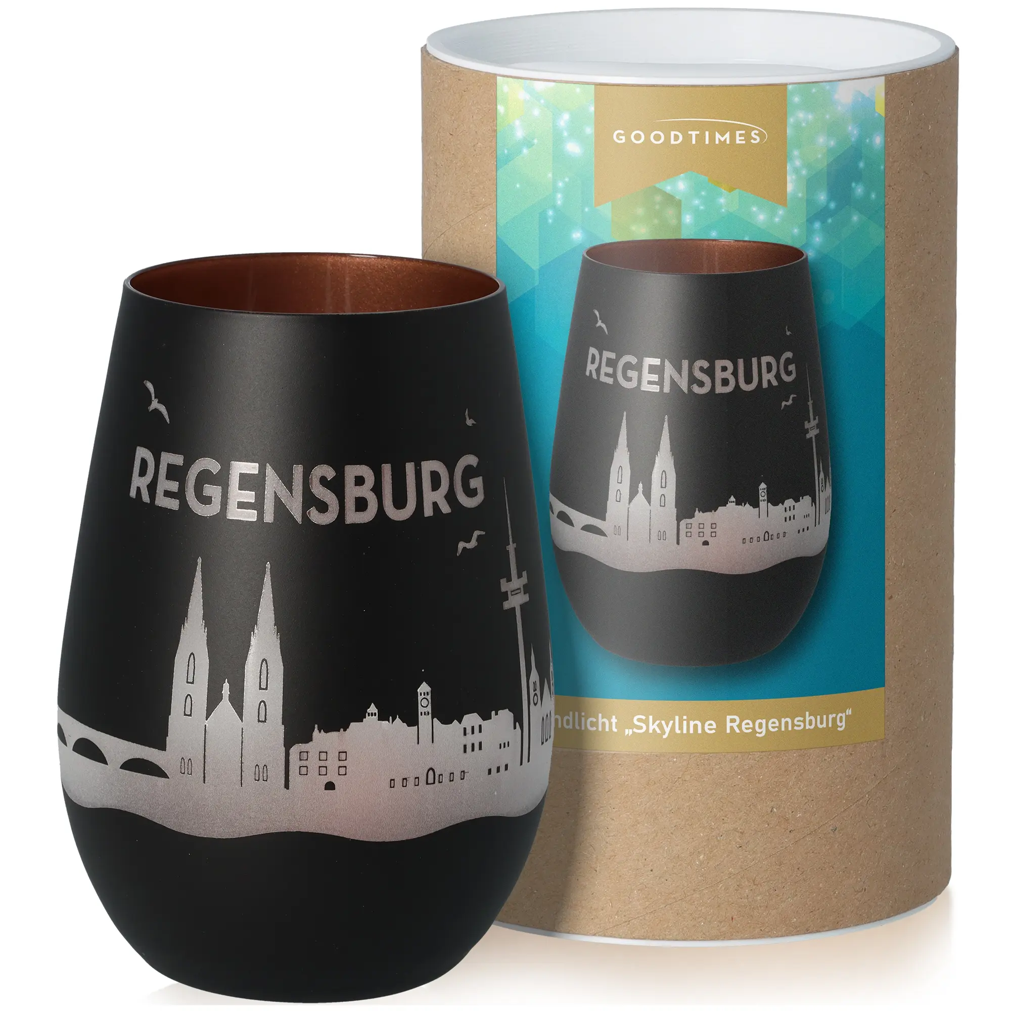 Windlicht Skyline Regensburg