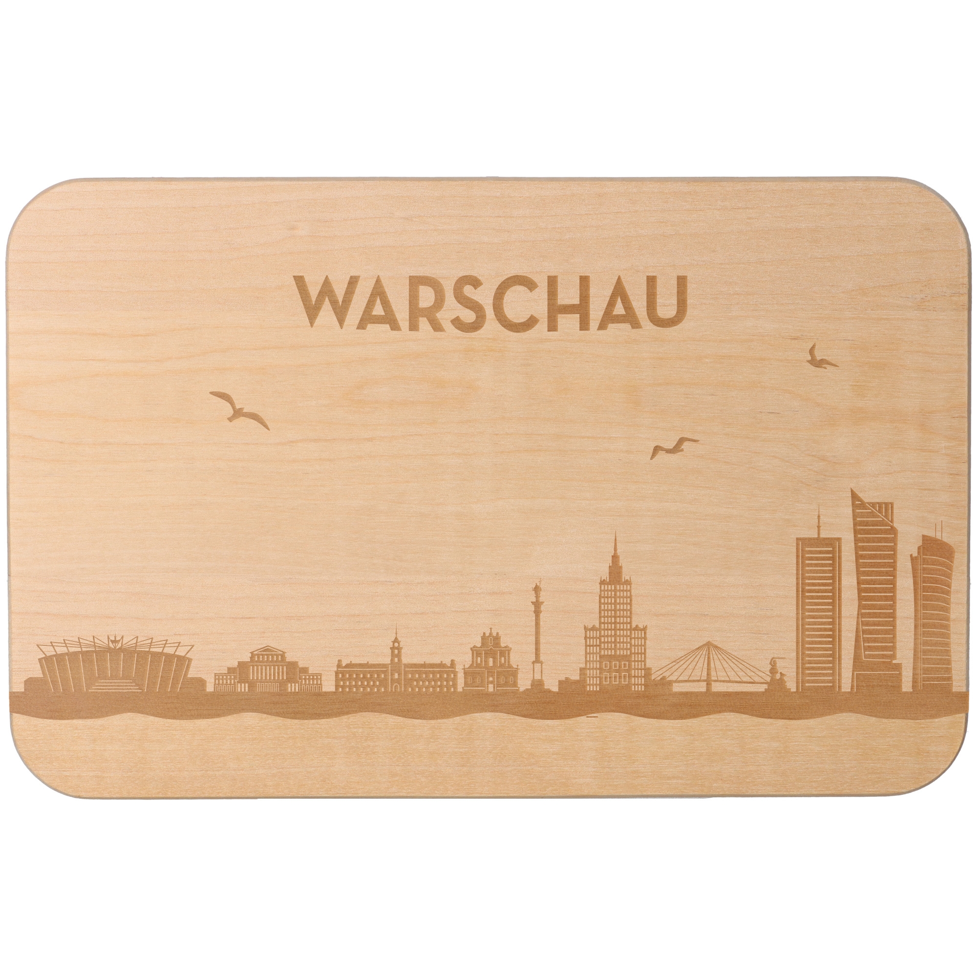 holzbrett, holzunterlage, stadtsilhouette, dielenoptik, schilderung