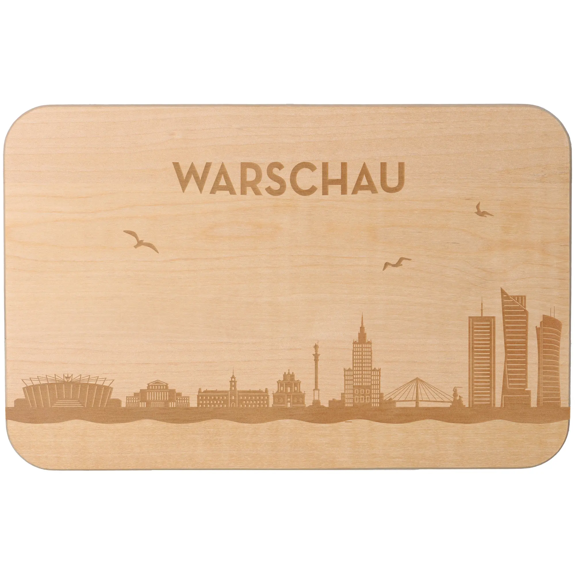 holzbrett, holzunterlage, stadtsilhouette, dielenoptik, schilderung
