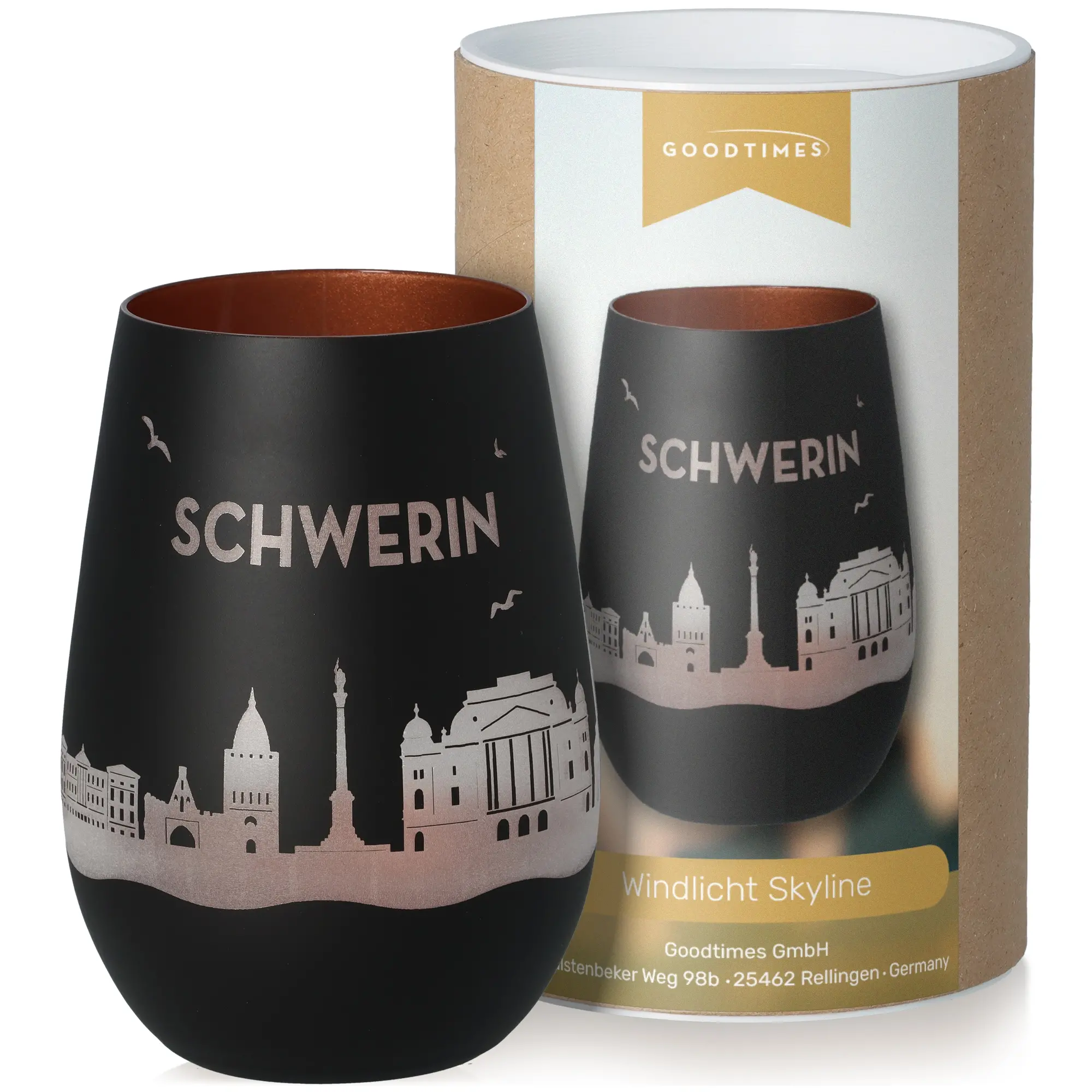 Windlicht Skyline Schwerin