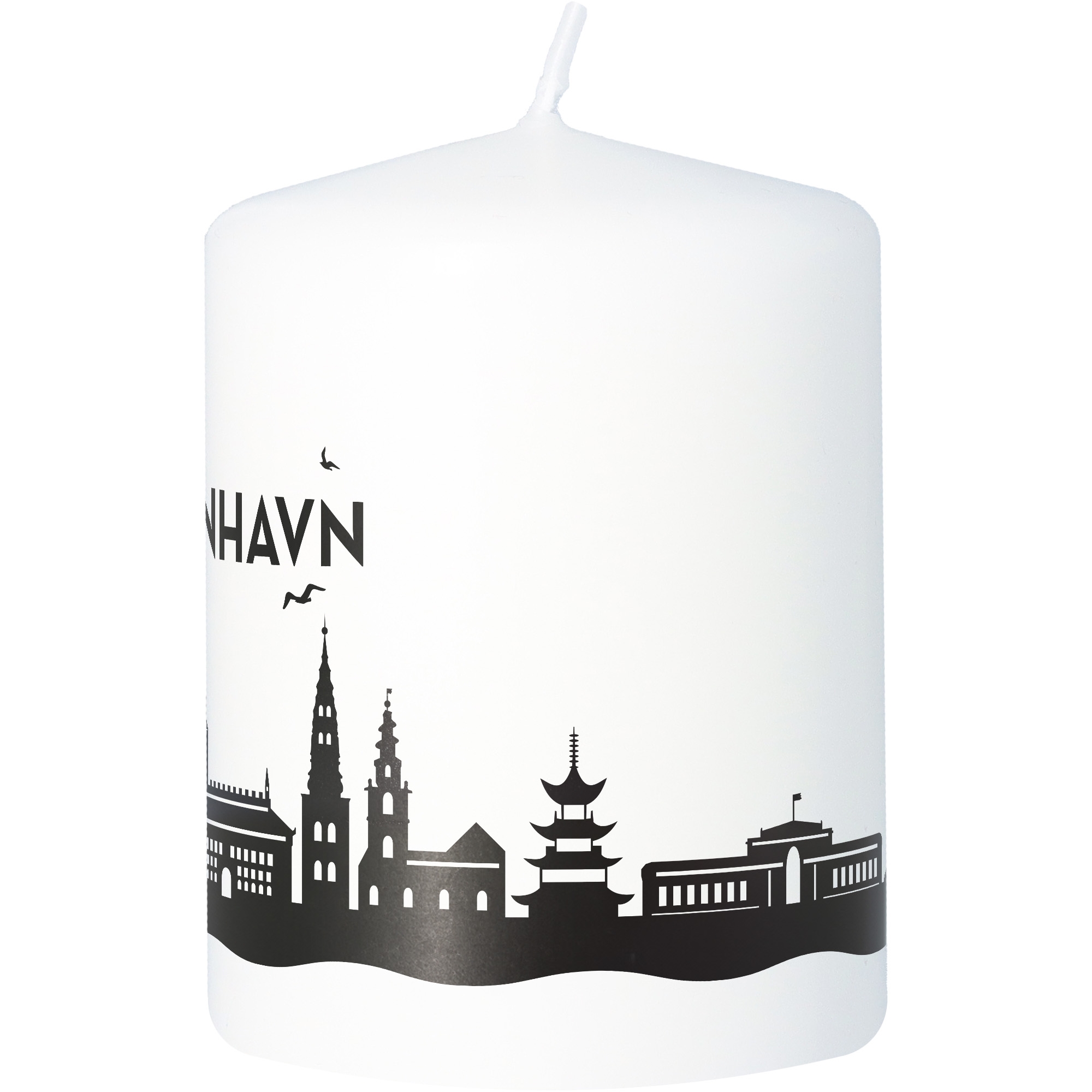 Stumpenkerze Skyline Kopenhagen Stumpenkerze Skyline Kopenhagen